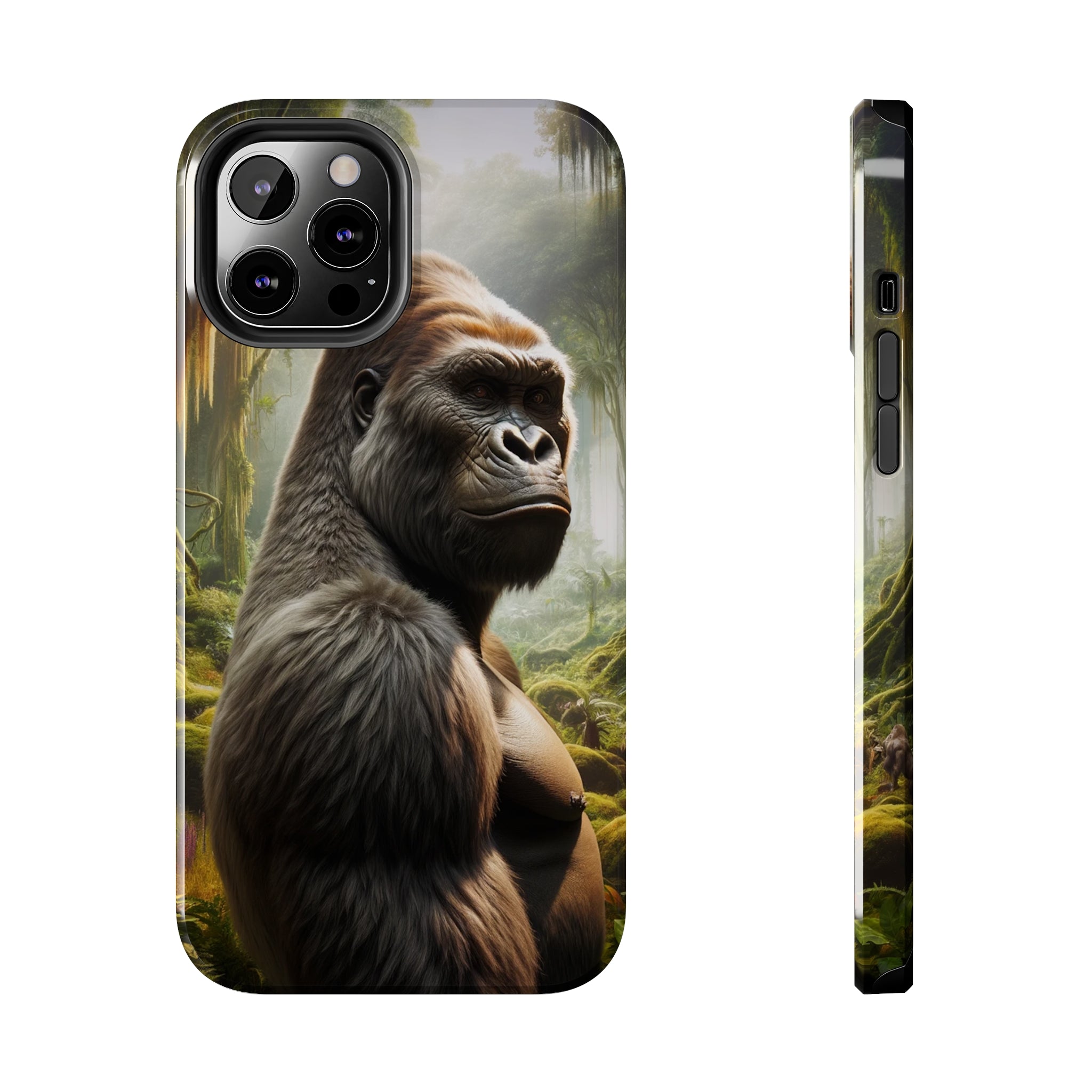 Curious gorilla - Tough Phone Case