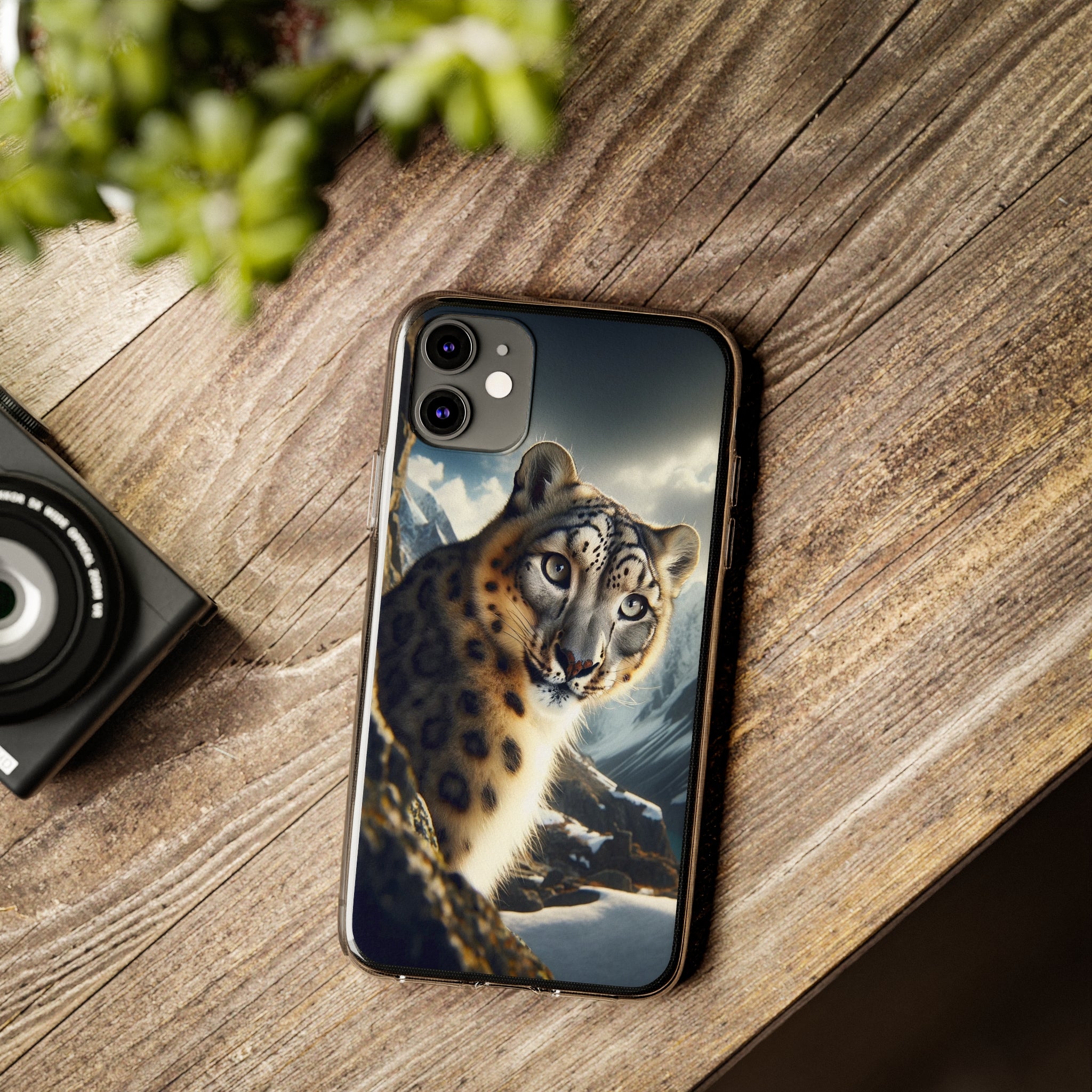 Snow Leopard - Soft Phone Case