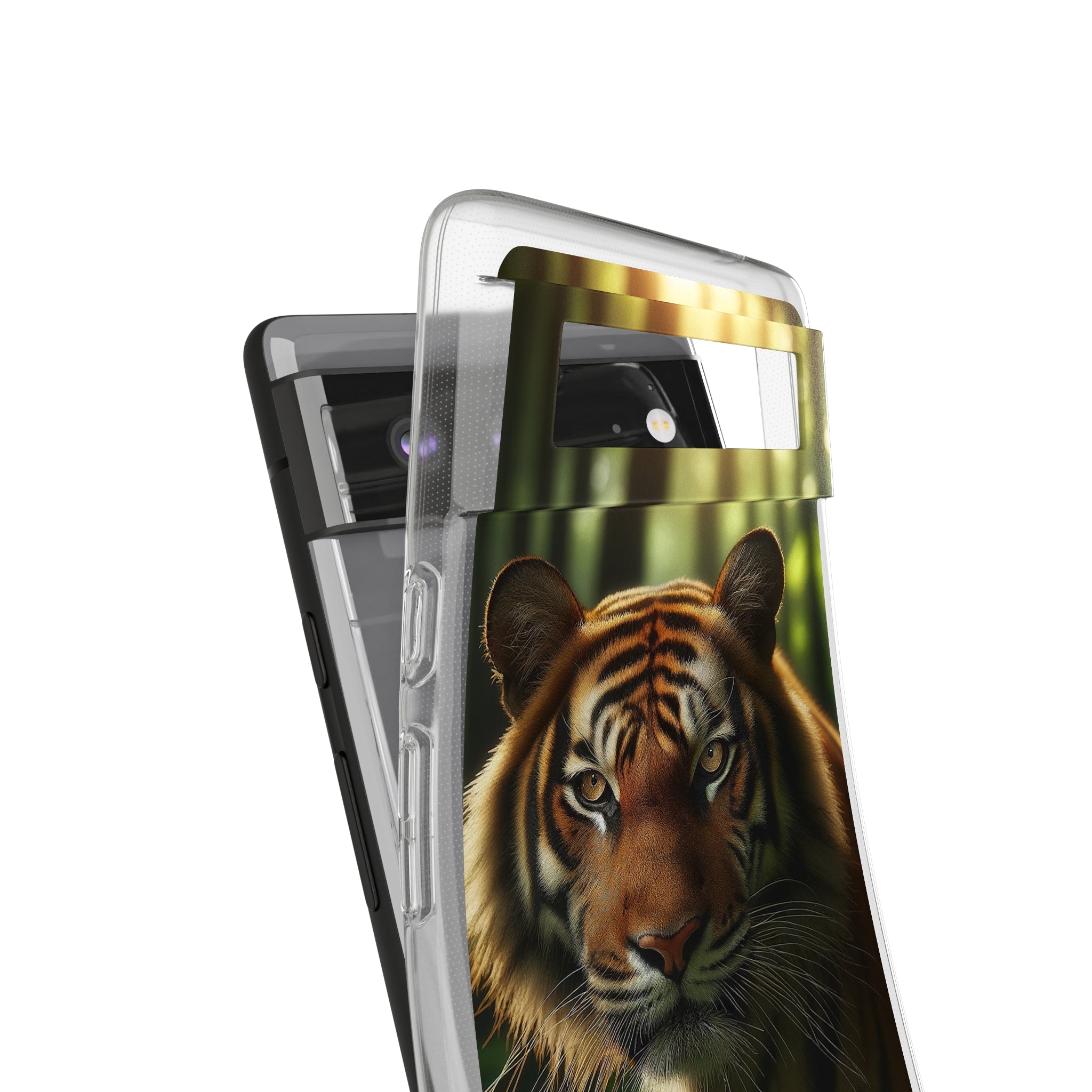 Curious Tiger - Soft Phone Case