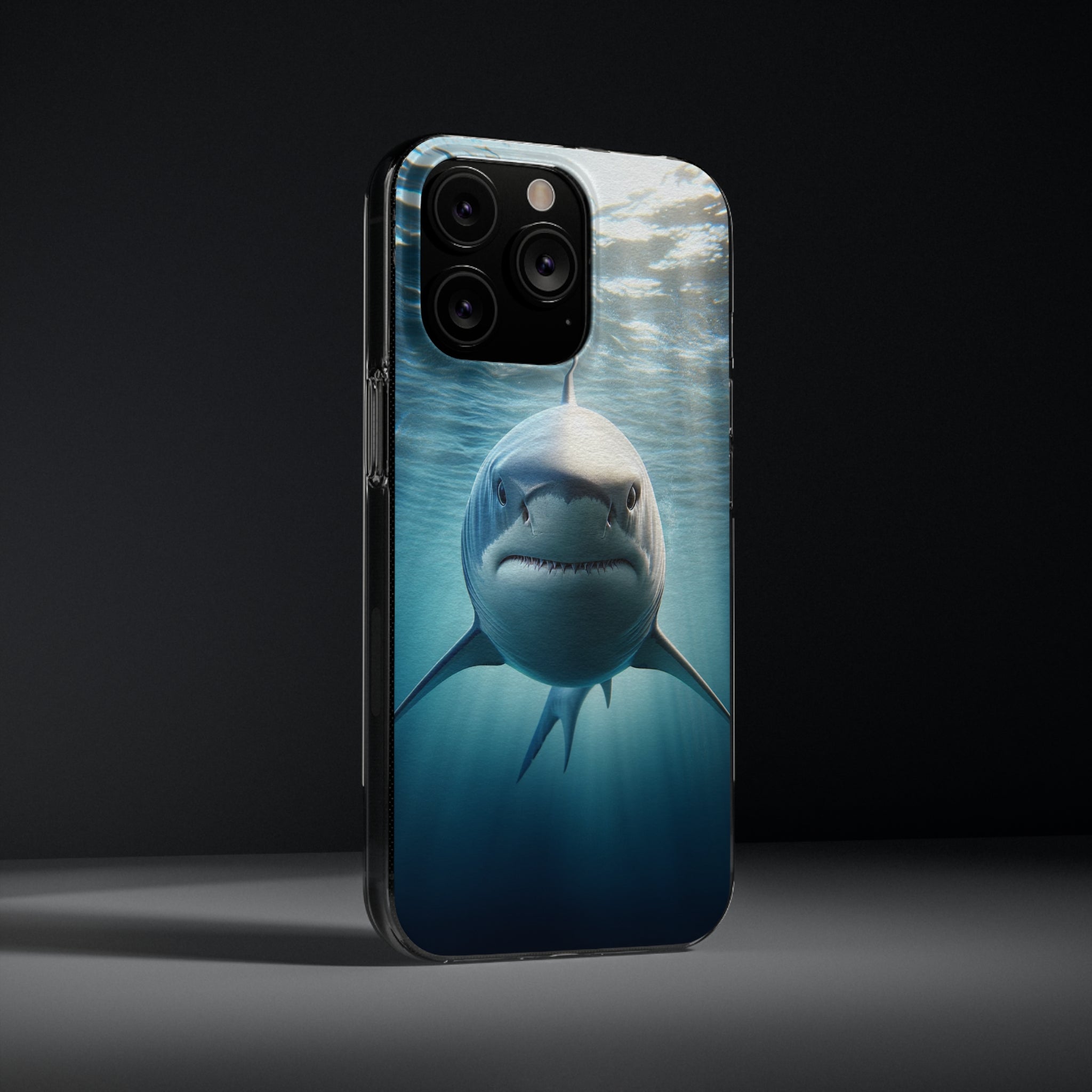 Curious Shark - Soft Phone Case