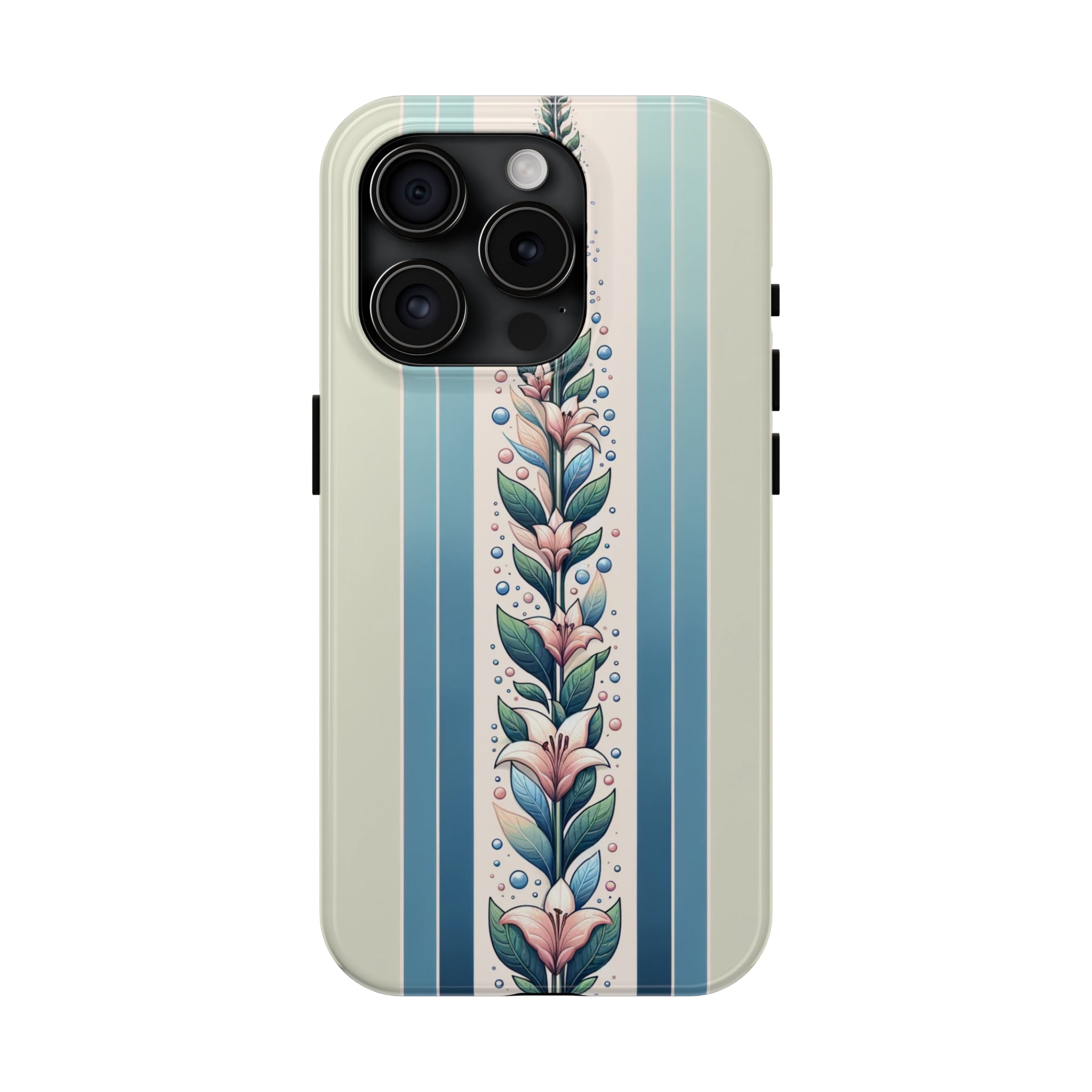 Lilies and leaves - Tough Phone Case