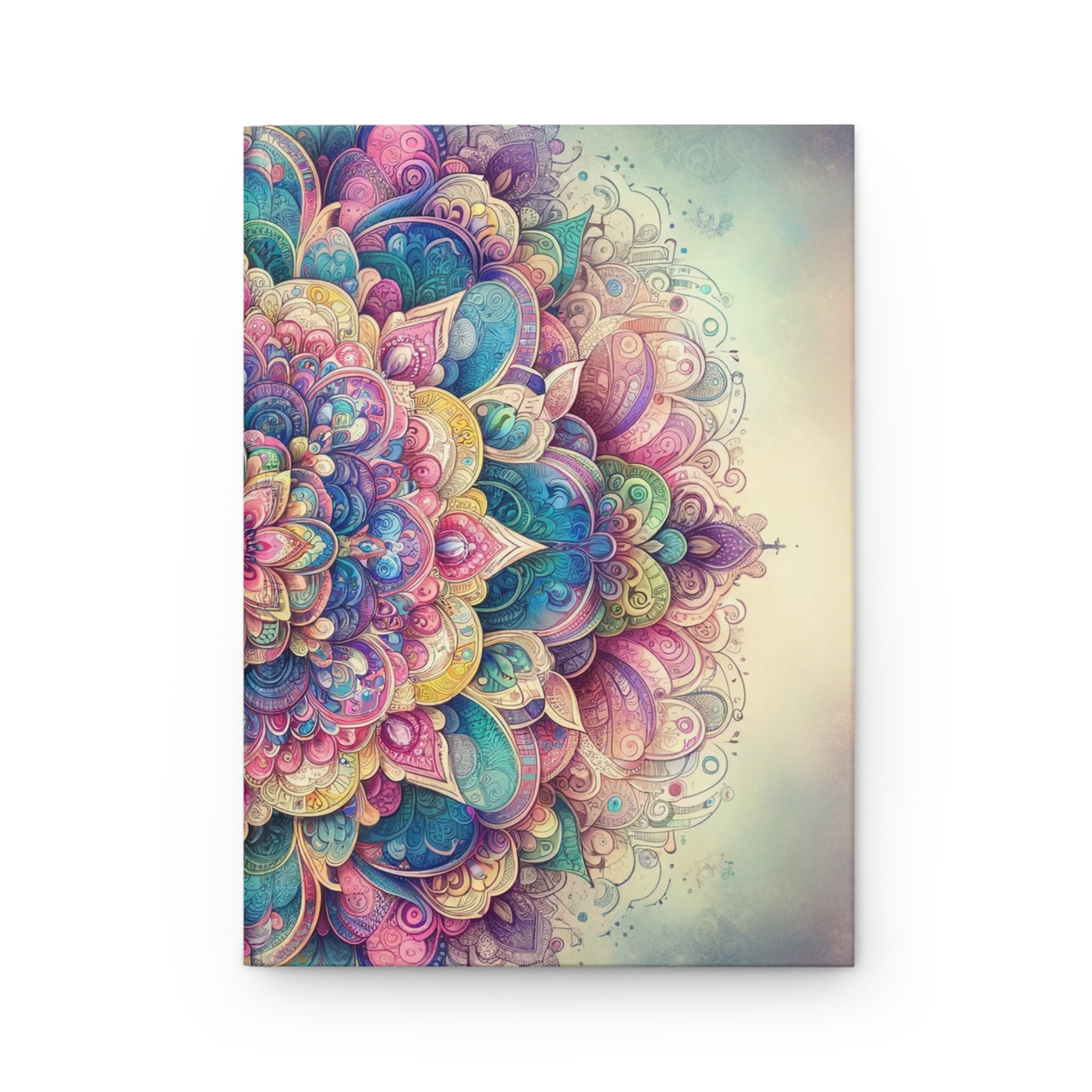 Pastel Mandala - Hardcover Notebook