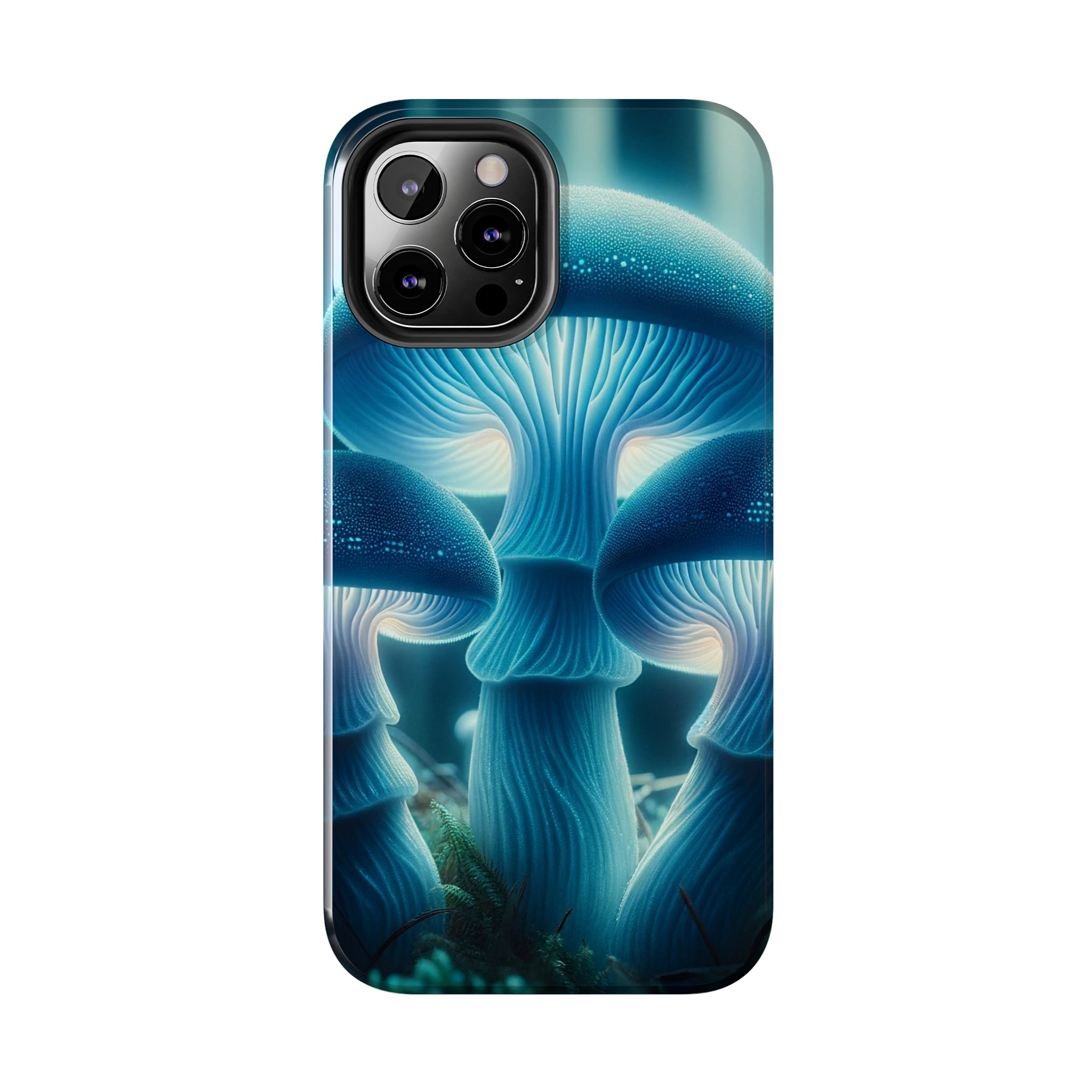 Blue Mushrooms - Tough Phone Case