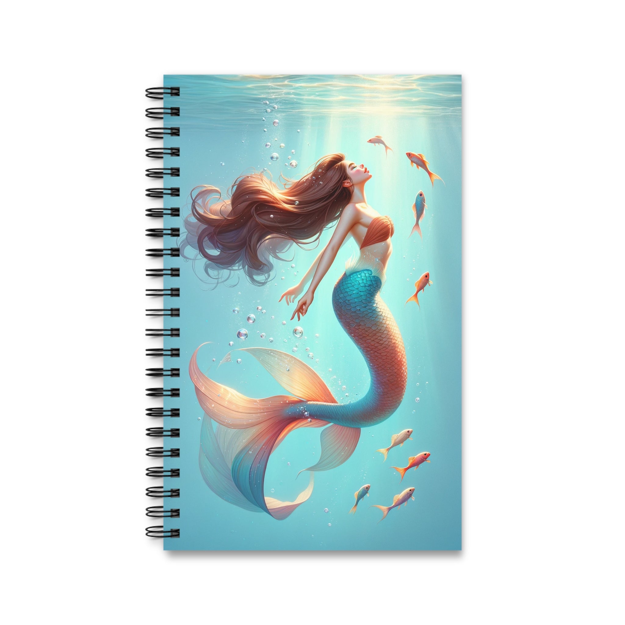 Mermaid with brown hair - Spiral Journal (EU)