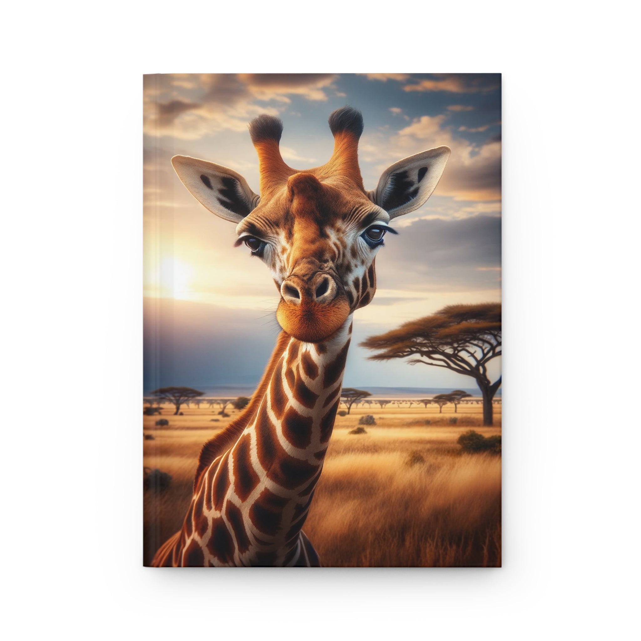 A curious giraffe 2 - Hardcover Notebook