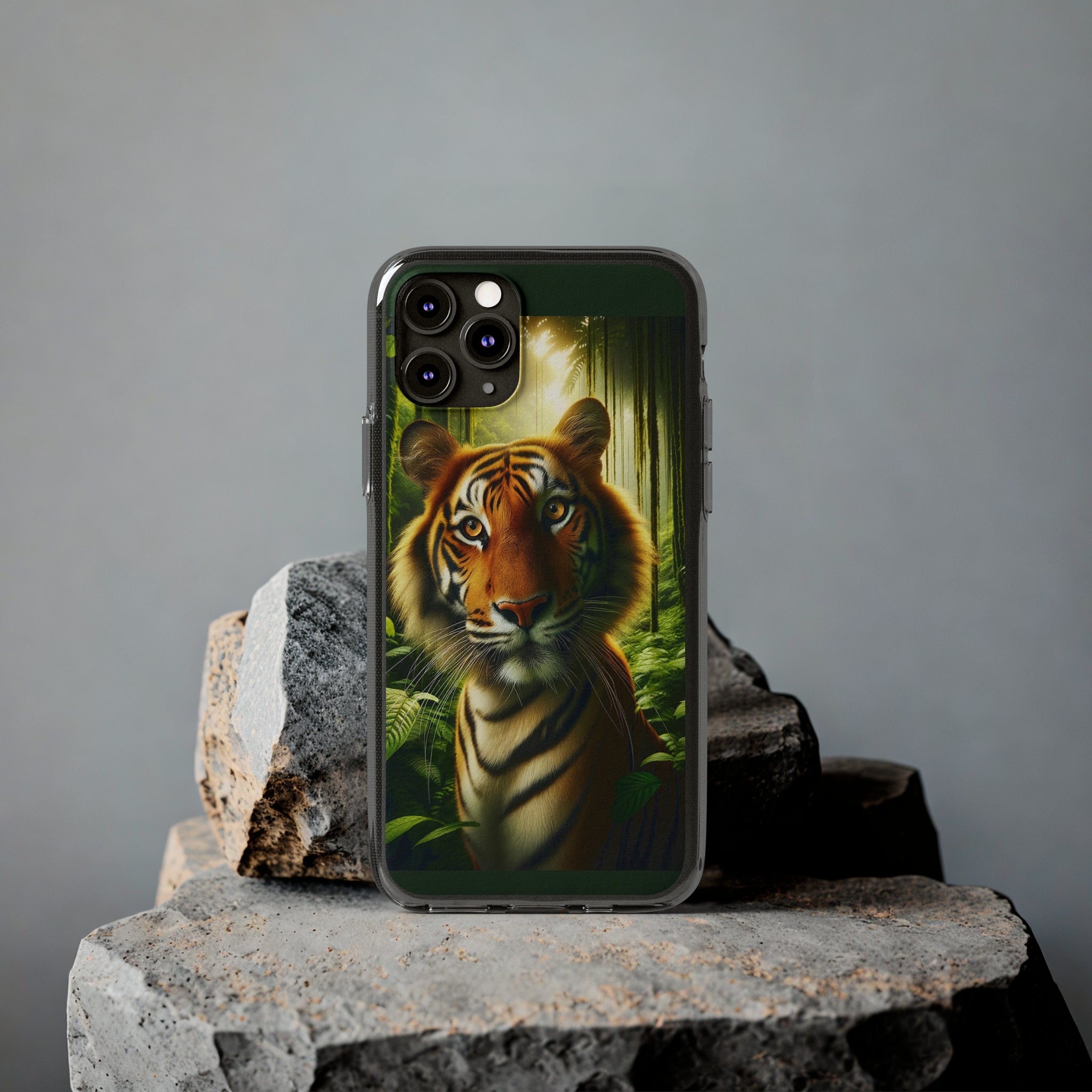 Curious Tiger - Soft Phone Cases