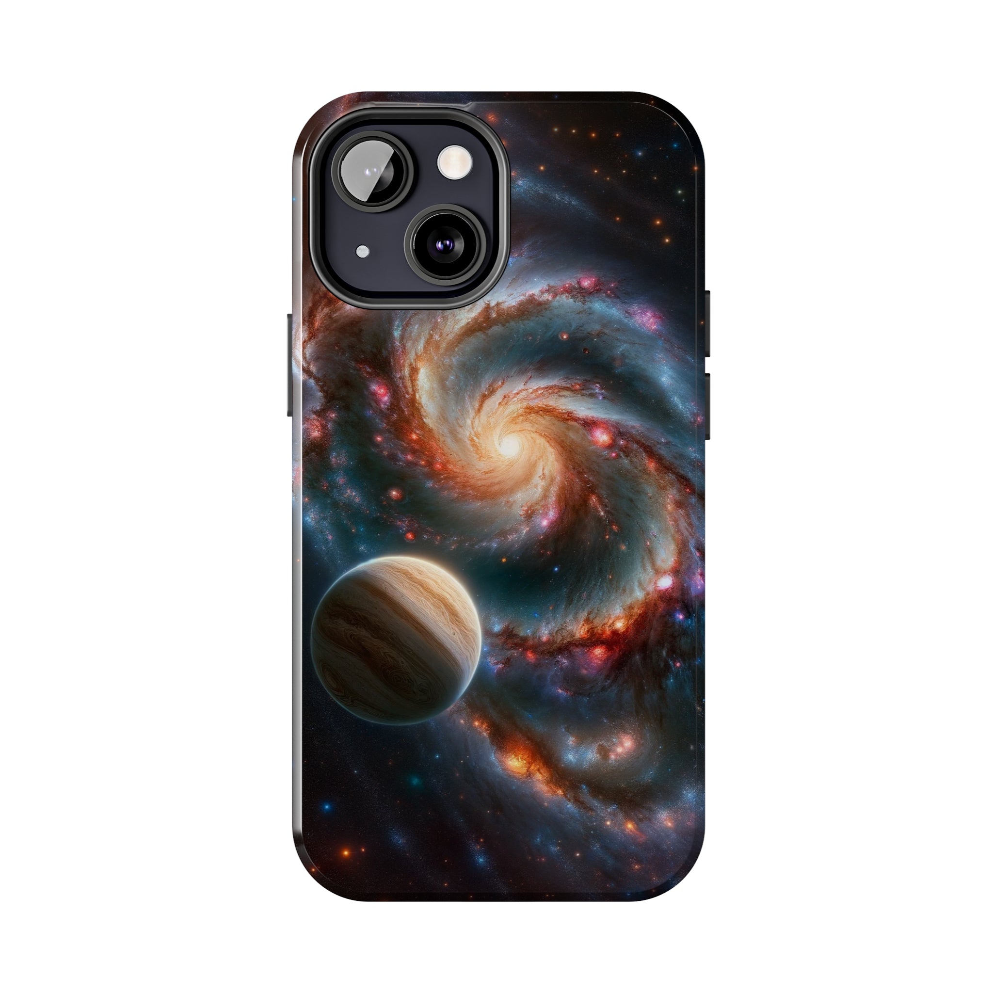 Yellow planet and wormhole - Tough Phone Case