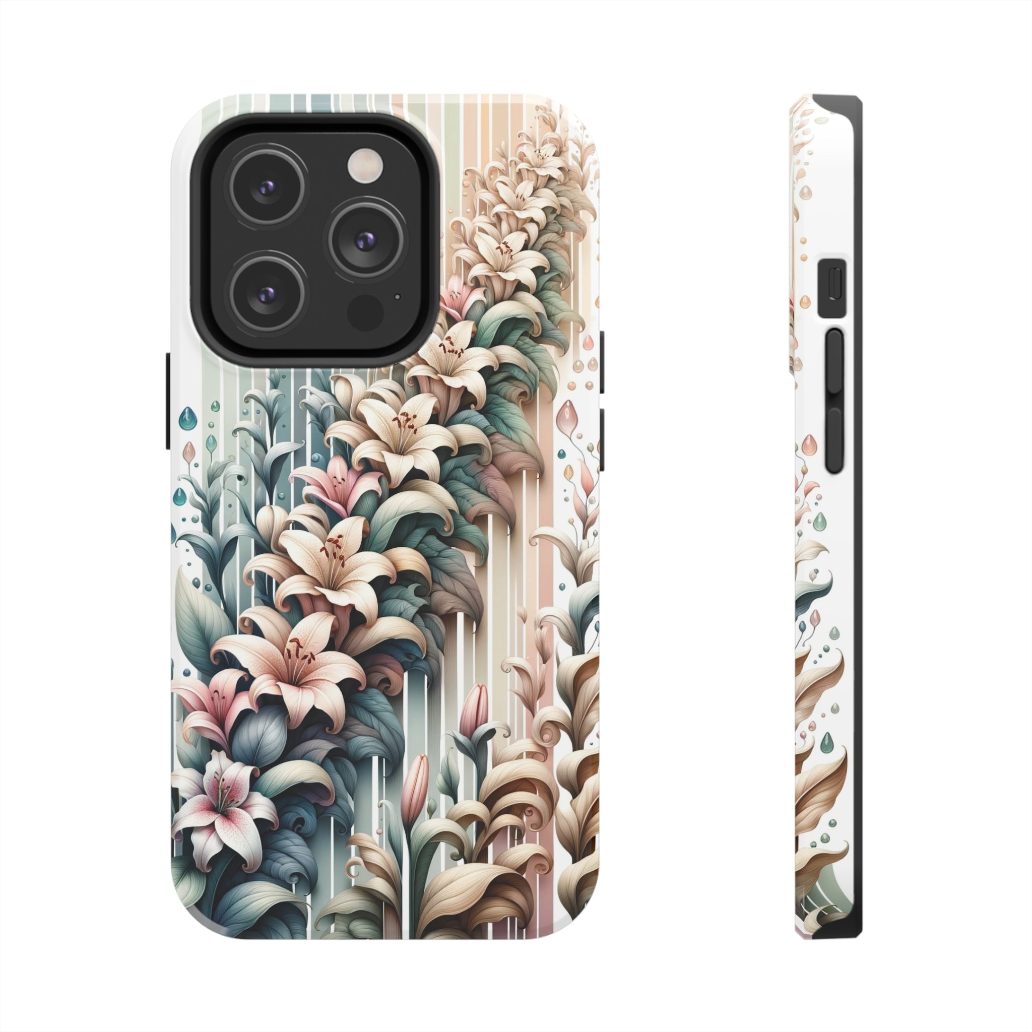 Pastel lilies - Tough Phone Case