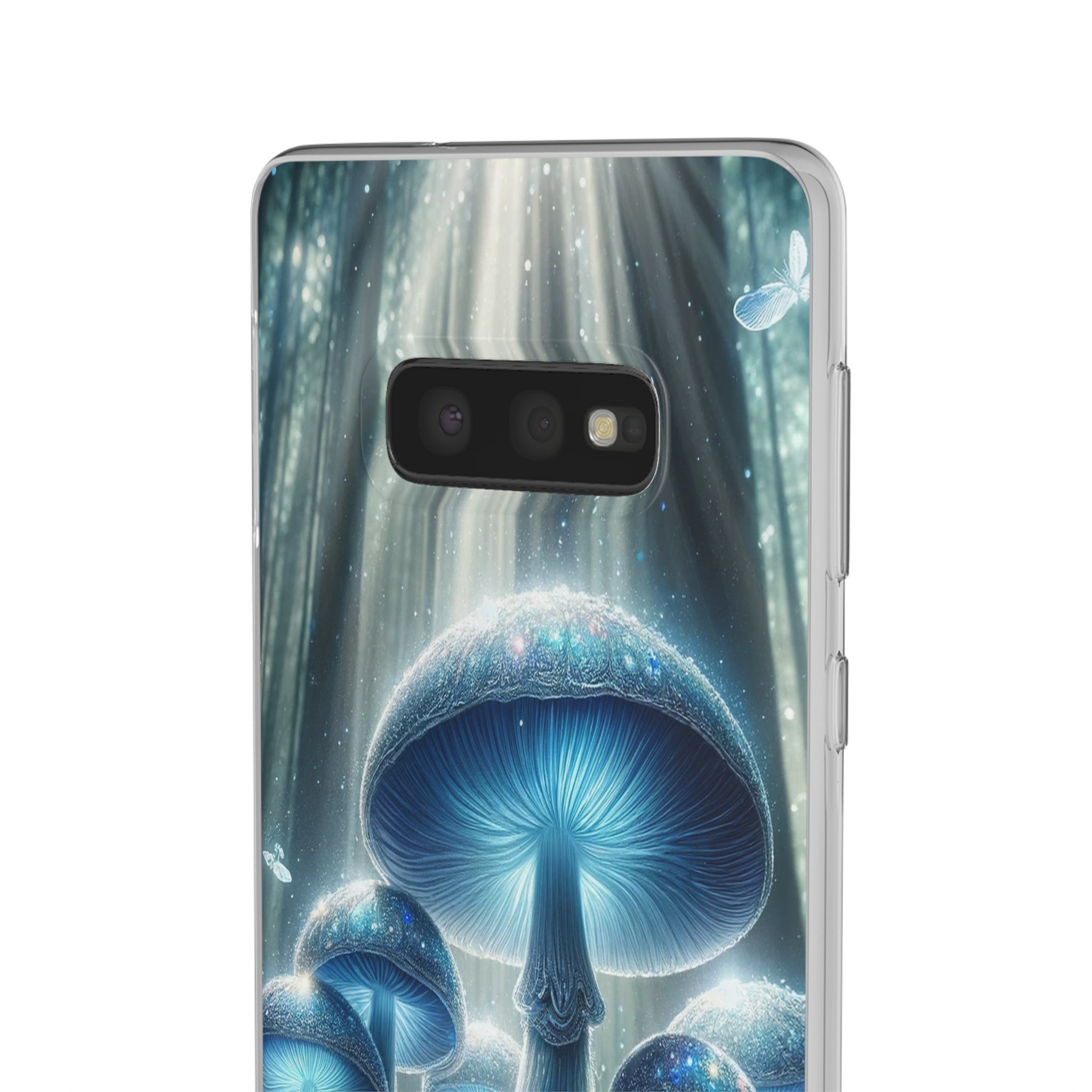 Lightblue mushrooms - Flexi Case (Samsung only)