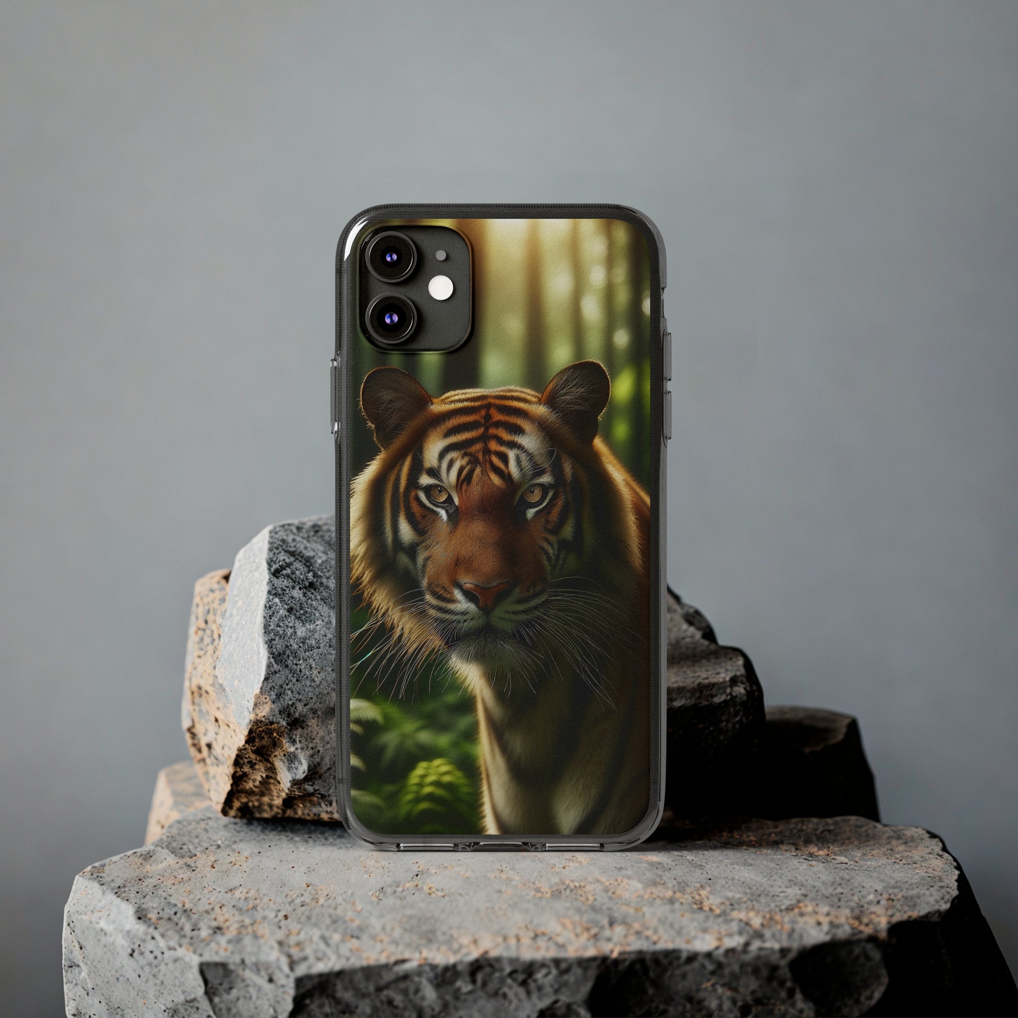 Curious Tiger - Soft Phone Case