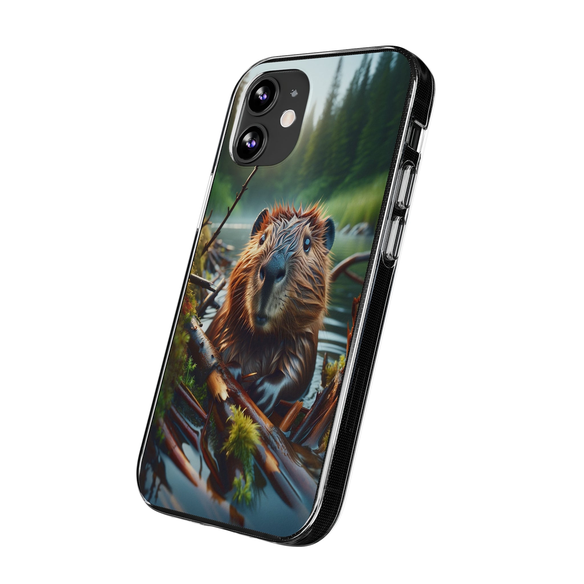 Curious Beaver - Soft Phone Case