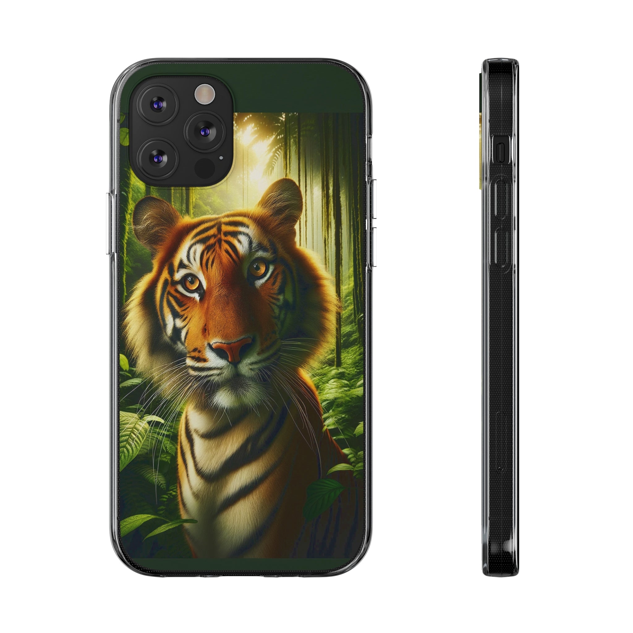 Curious Tiger - Soft Phone Cases