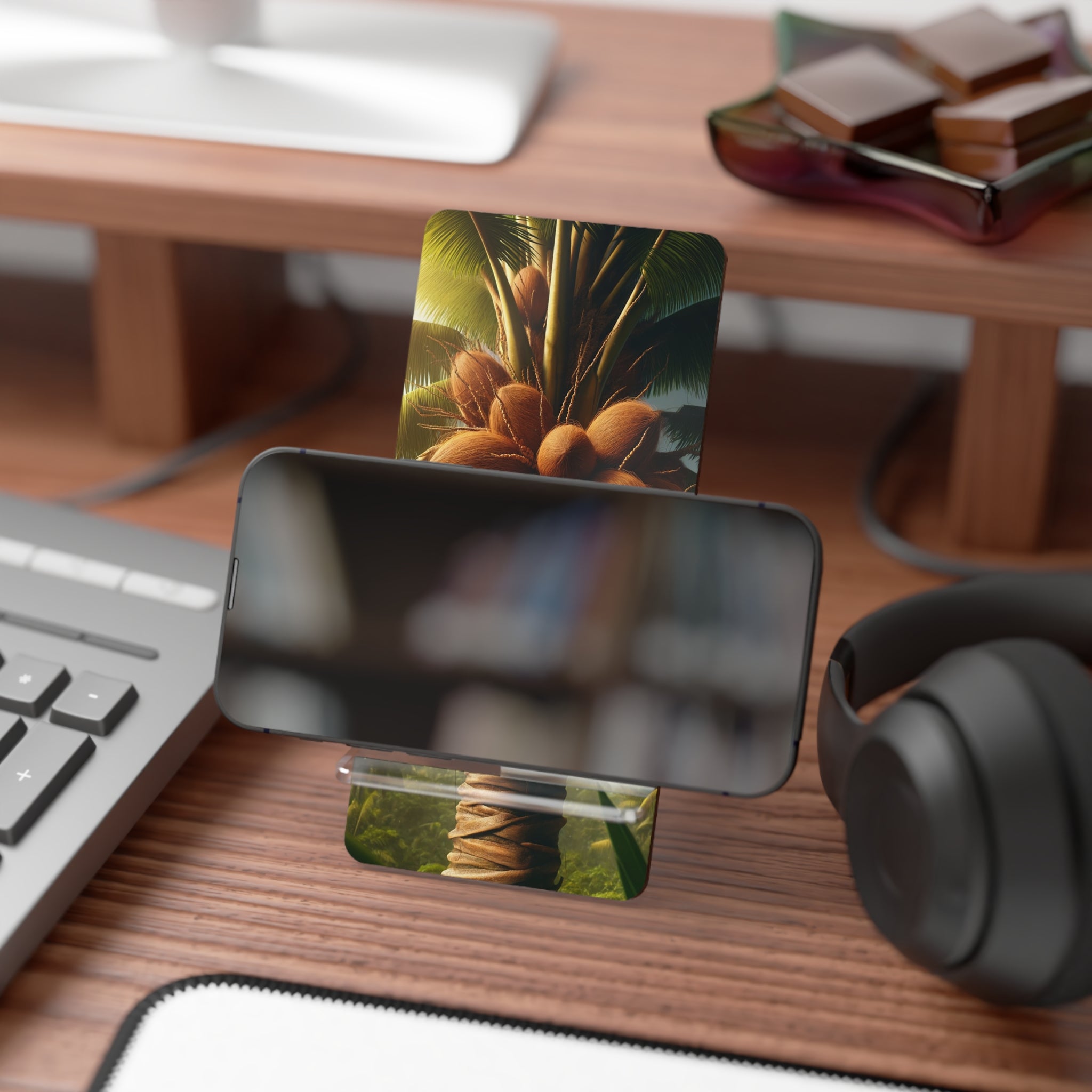 Coconuts on a tree - Smartphone Stand