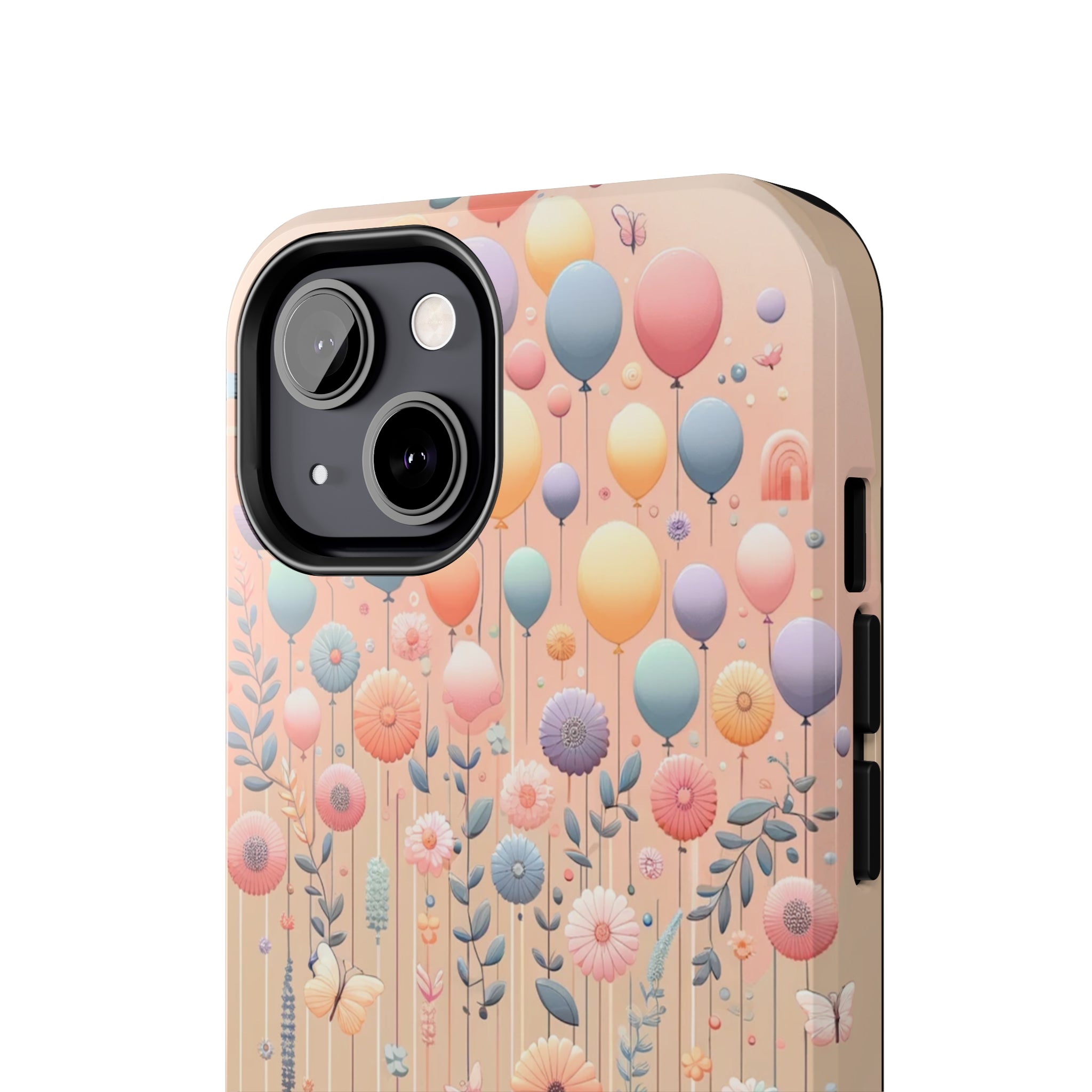 Balloons and flowers - Tough Phone Case