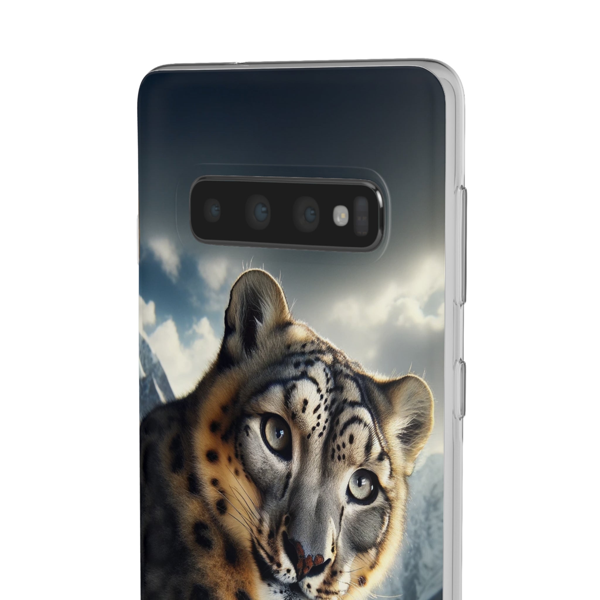 Curious Snow leopard - Flexi Case (Samsung only)