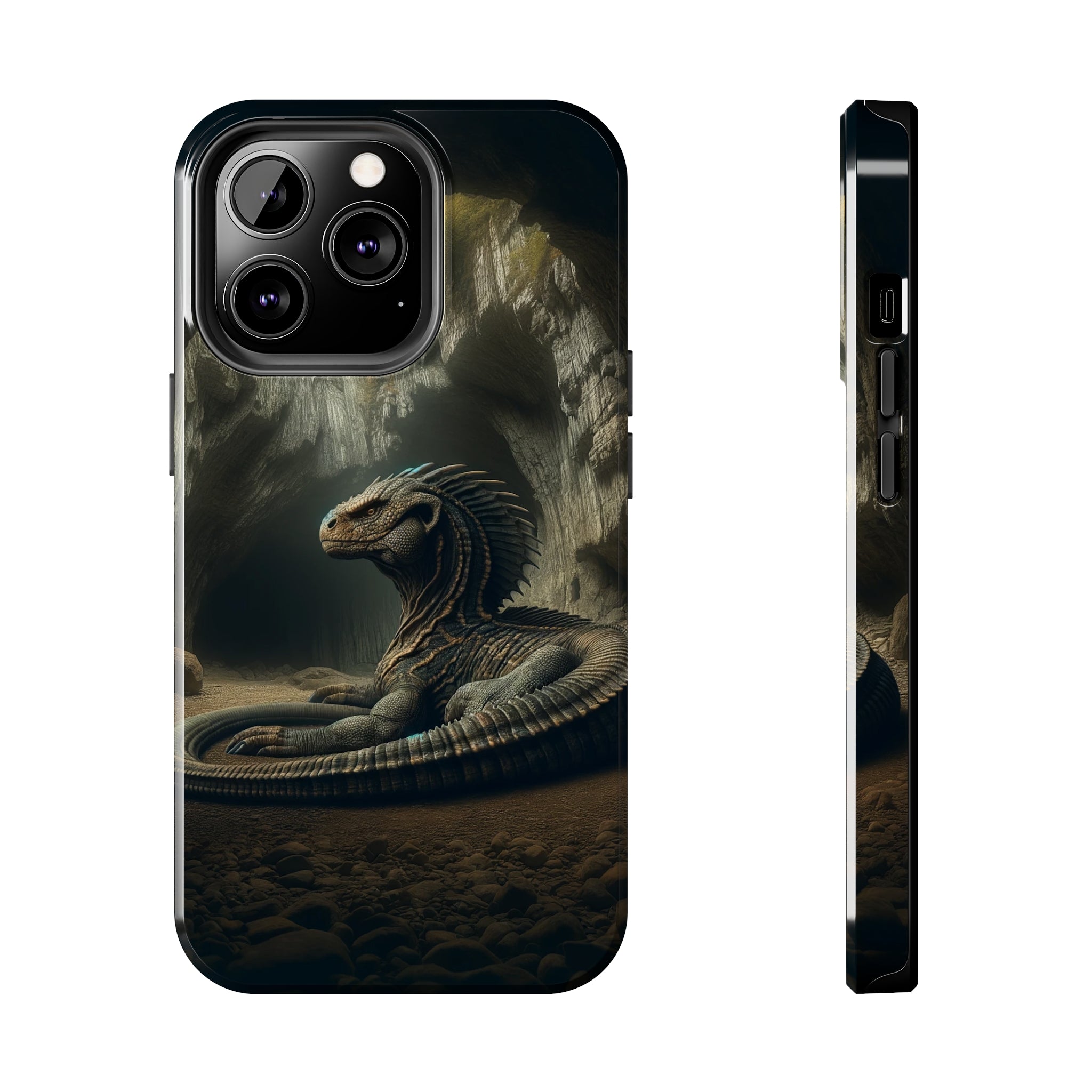 Basilisk in a cave - Tough Phone Case