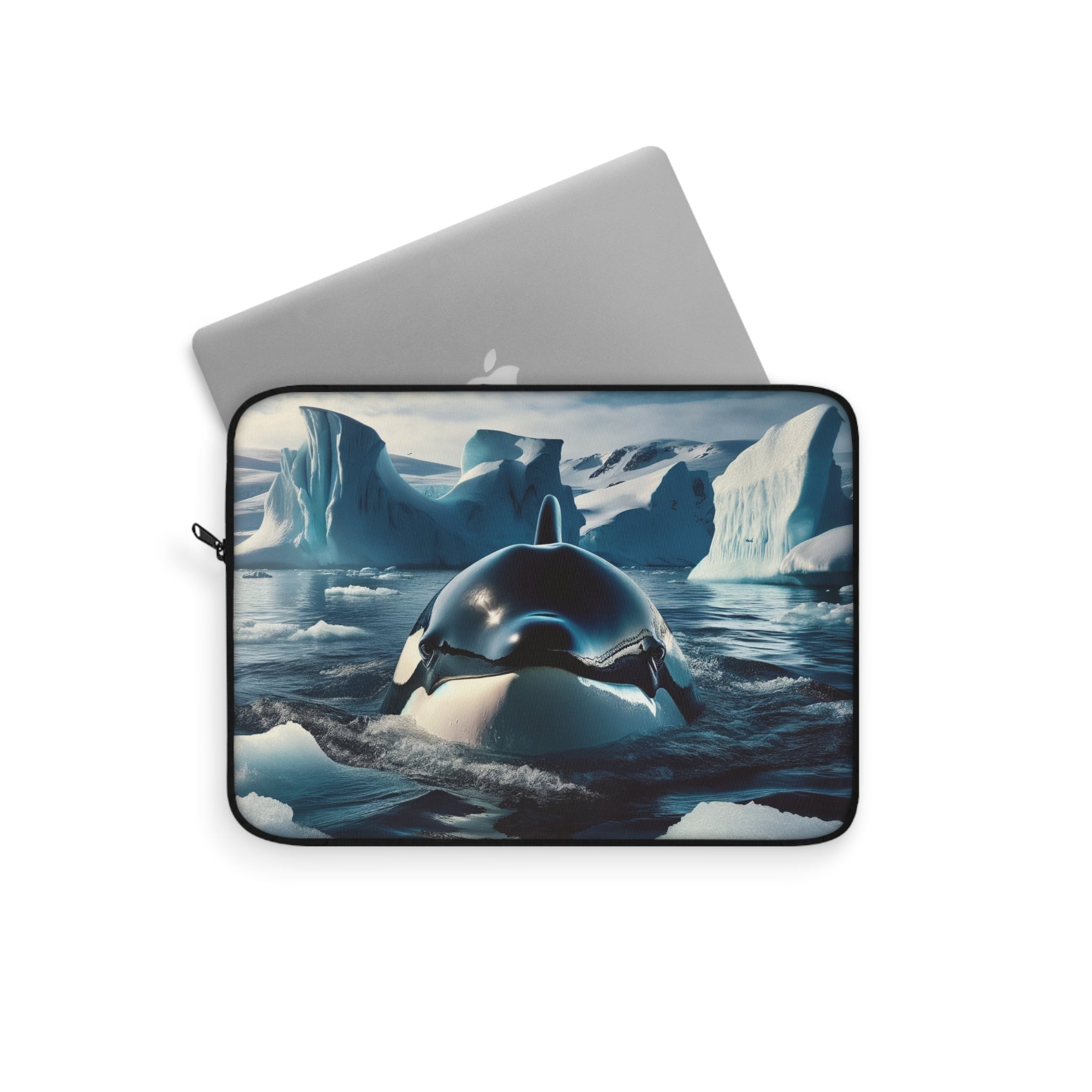 An Orca coming to the surface - Laptop Sleeve