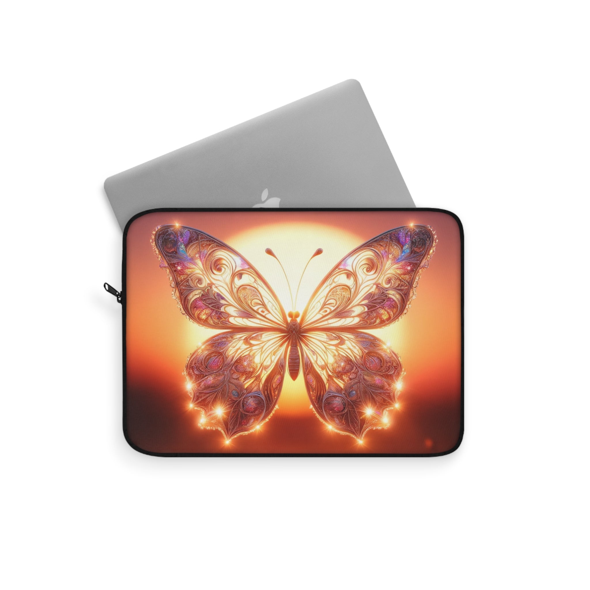 Pink butterfly - Laptop Sleeve