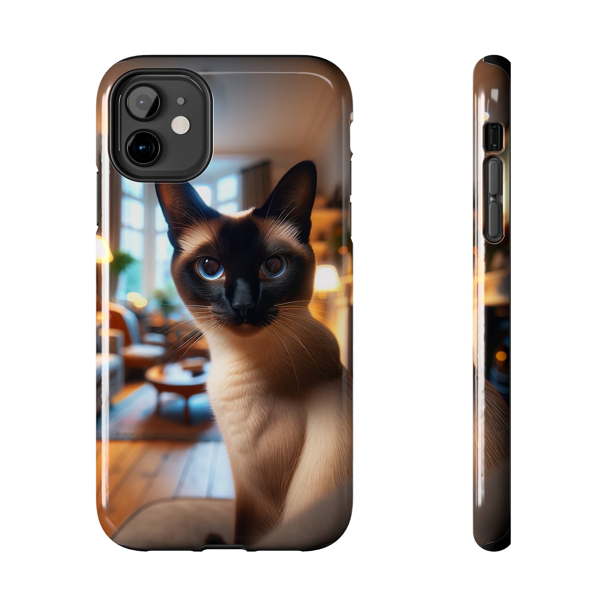 Curious cat - Tough Phone Case