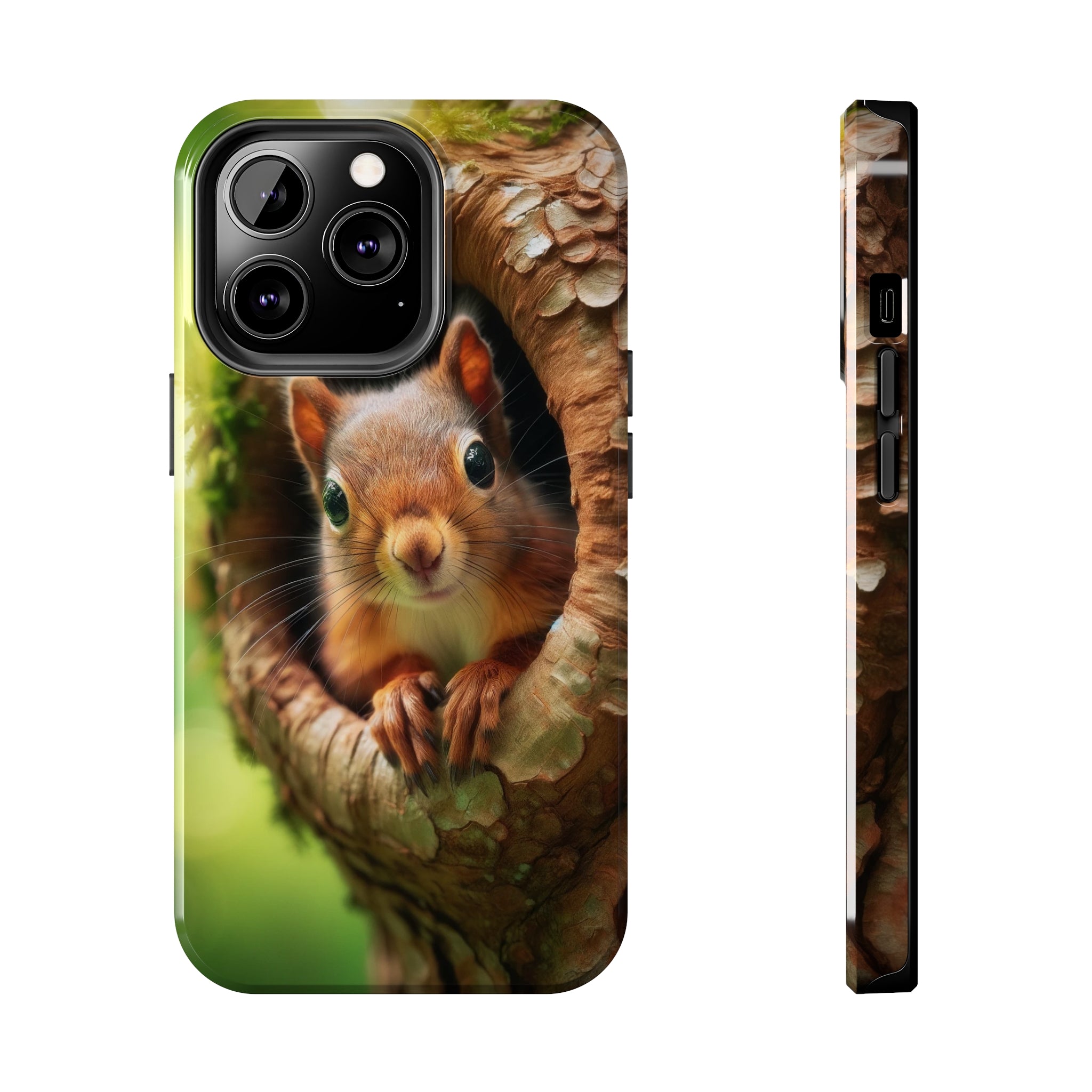 Squirrel in a tree - Tough Phone Case