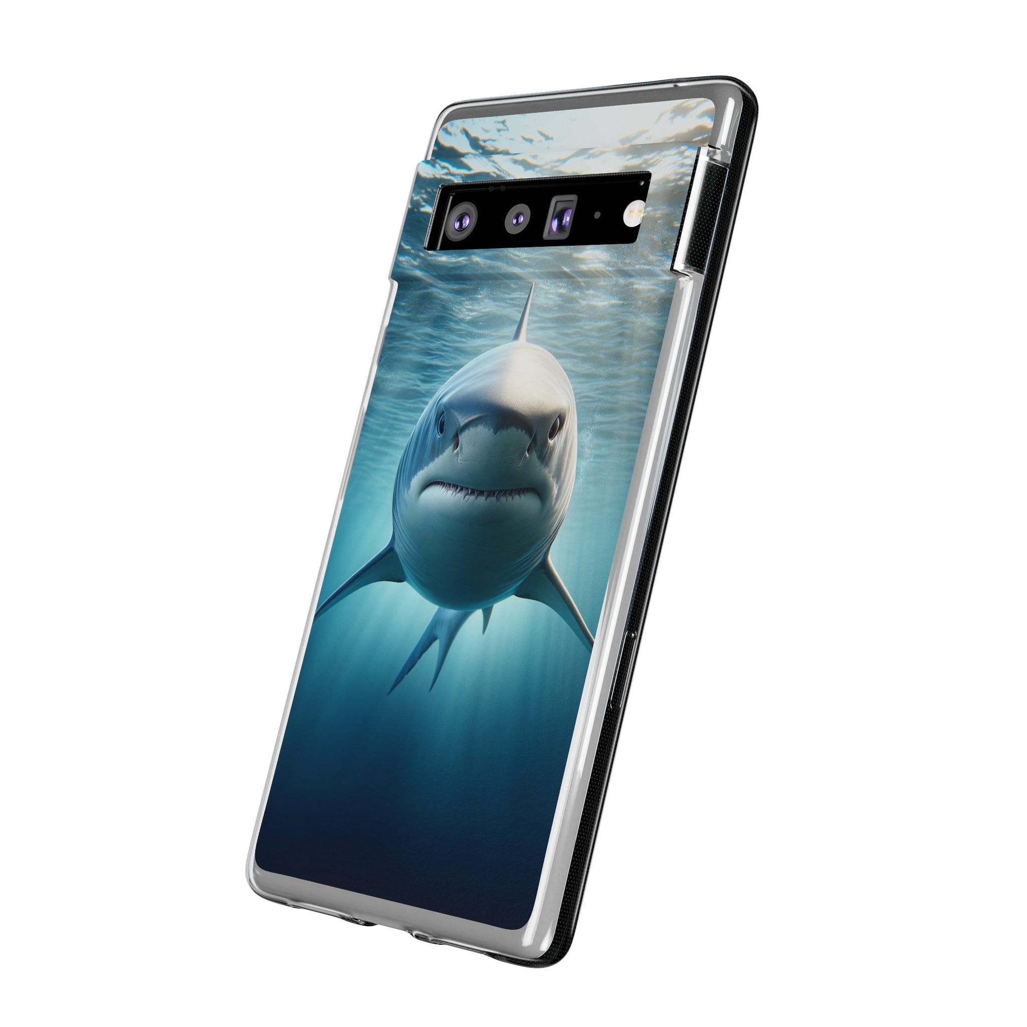 Curious Shark - Soft Phone Case