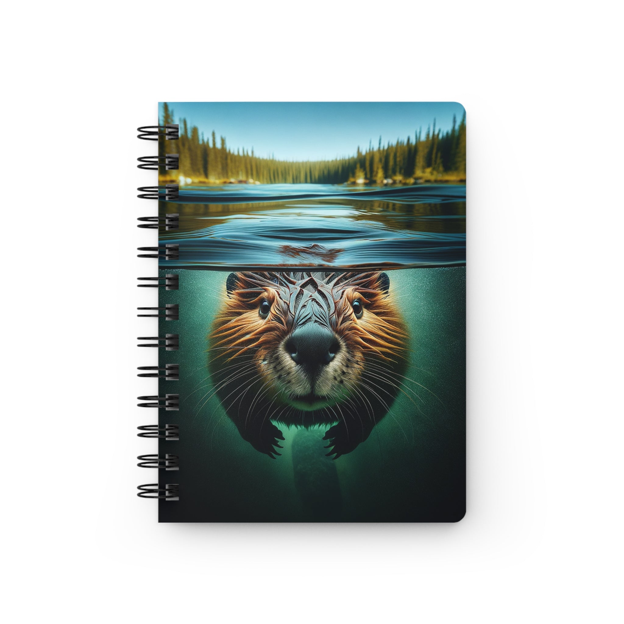 A curious beaver - Spiral Notebook