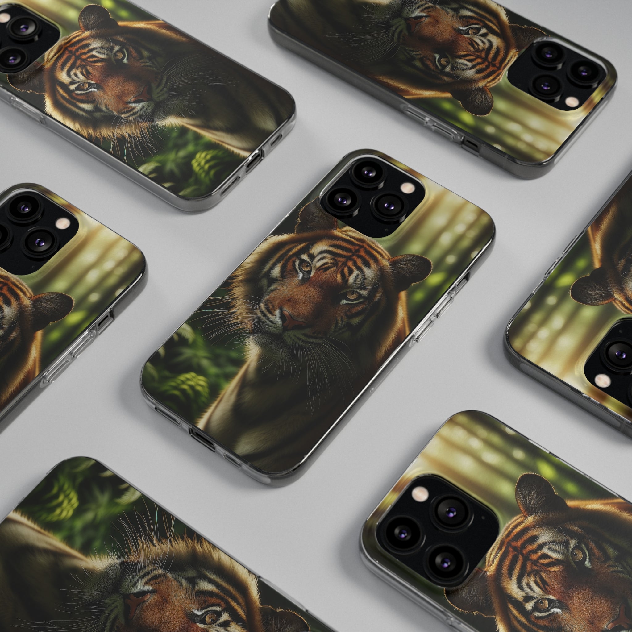 Curious Tiger - Soft Phone Case