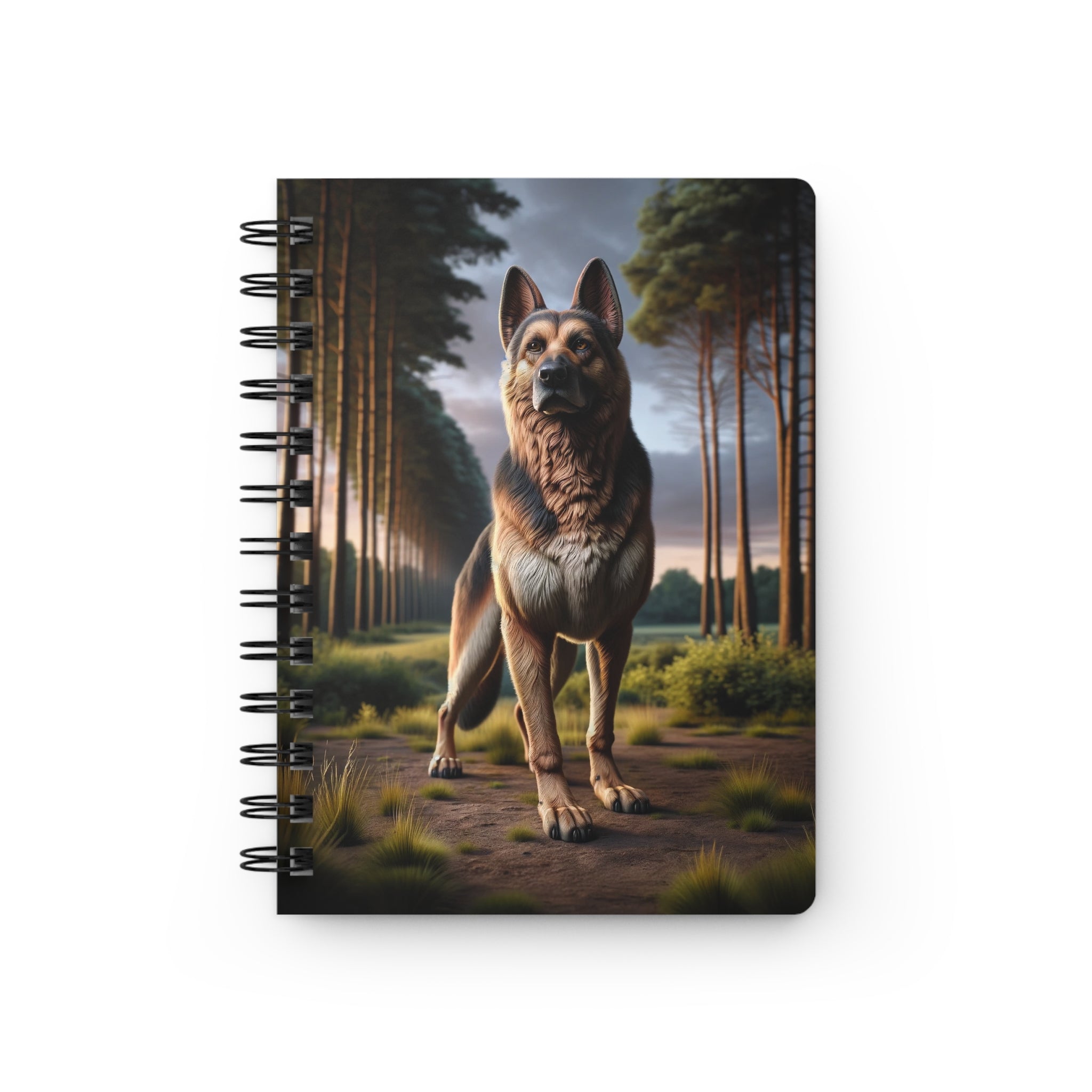 A curious dog - Spiral Notebook