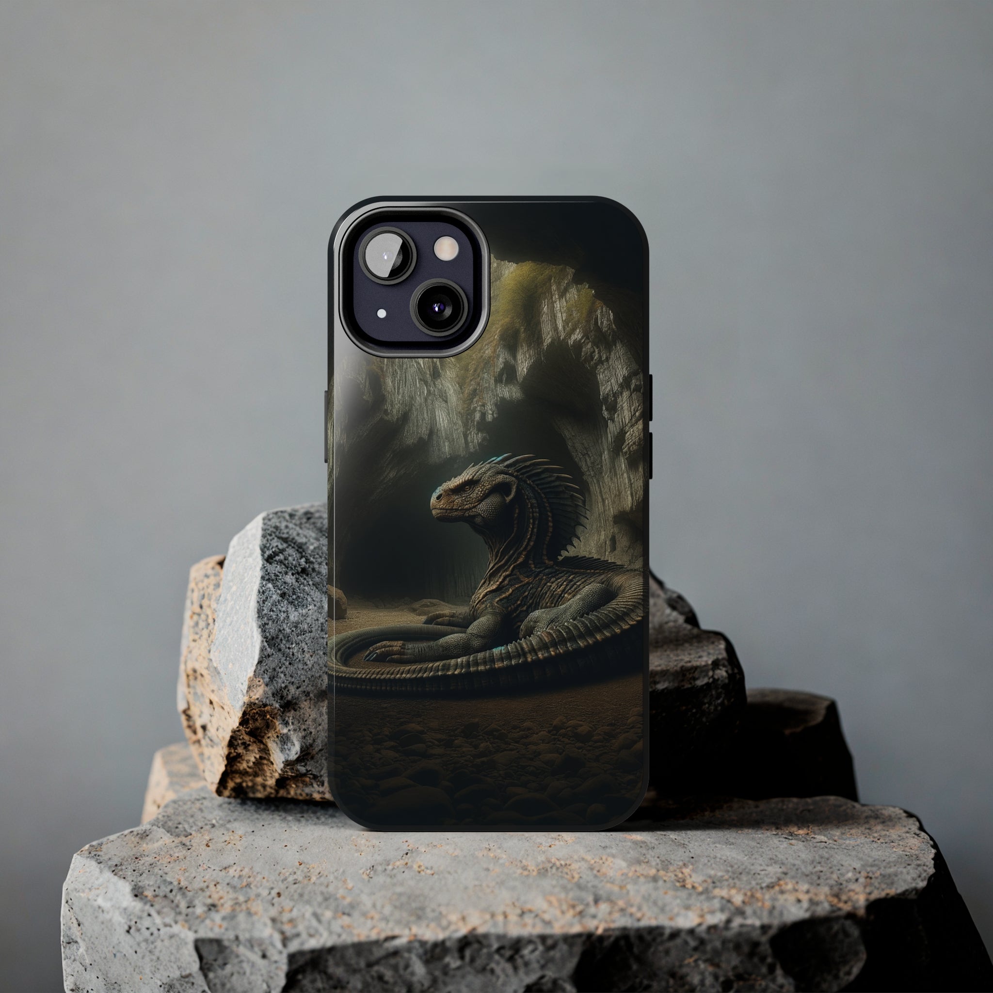 Basilisk in a cave - Tough Phone Case