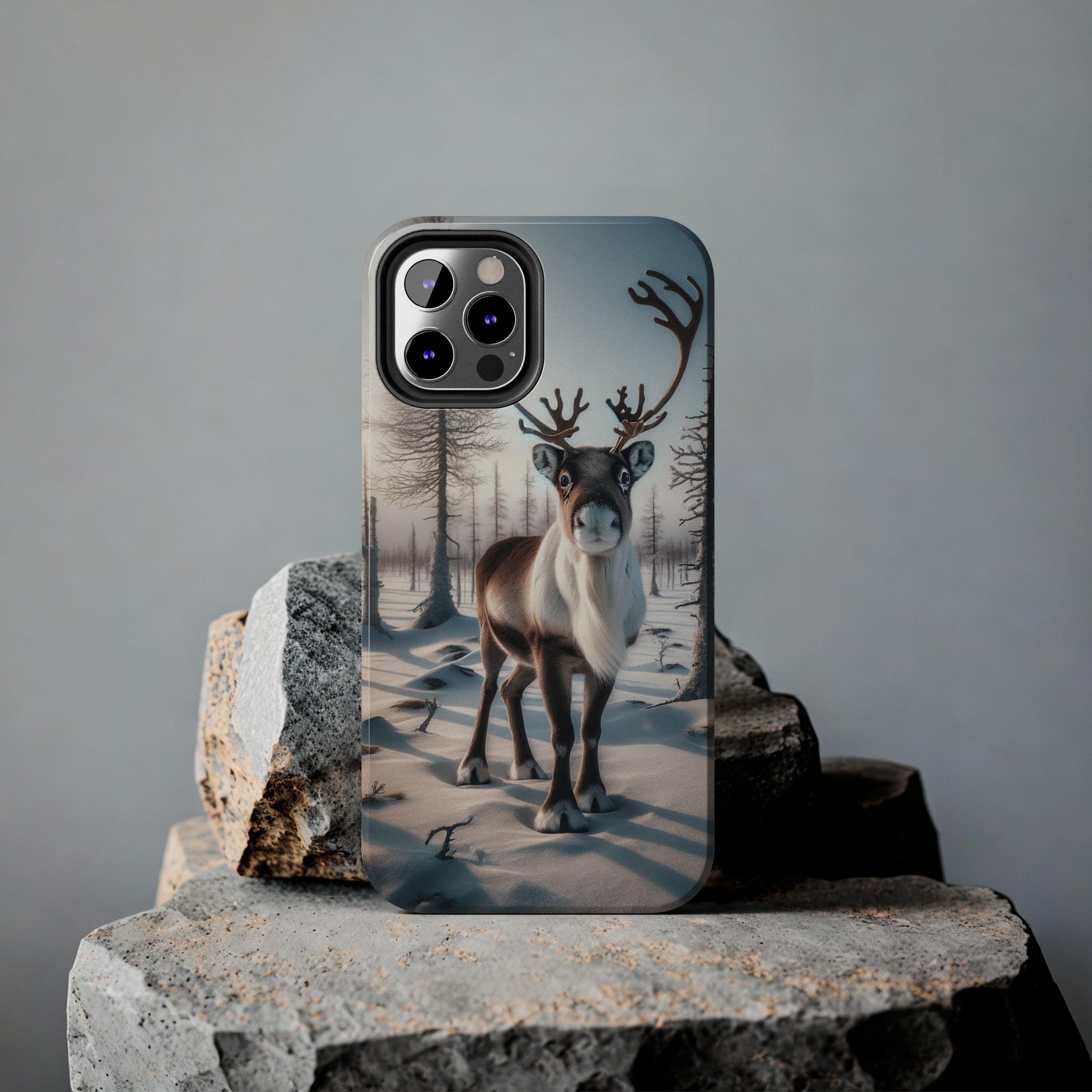 Curious reindeer - Tough Phone Case