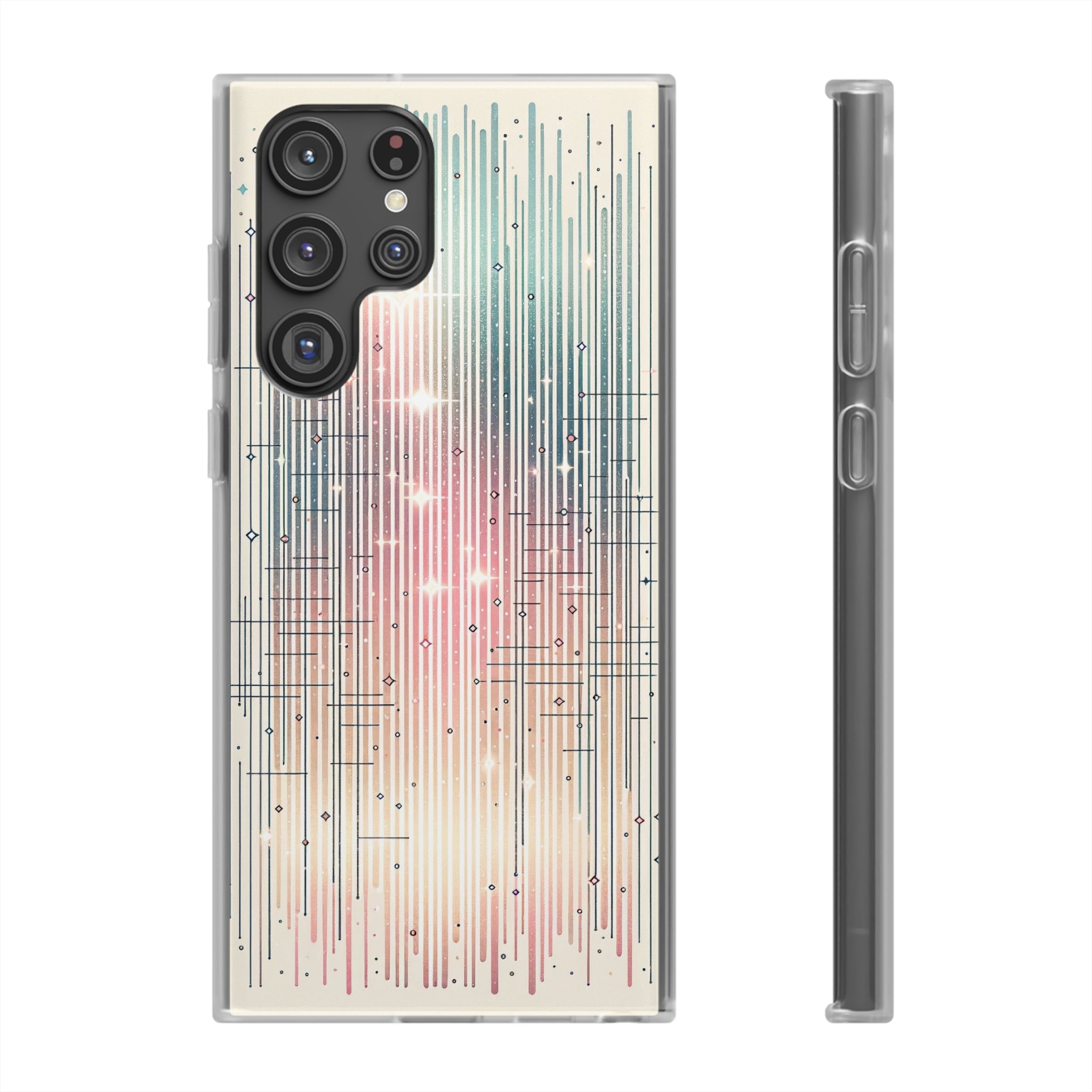 Pastel Lines- Flexi Case (Samsung only)