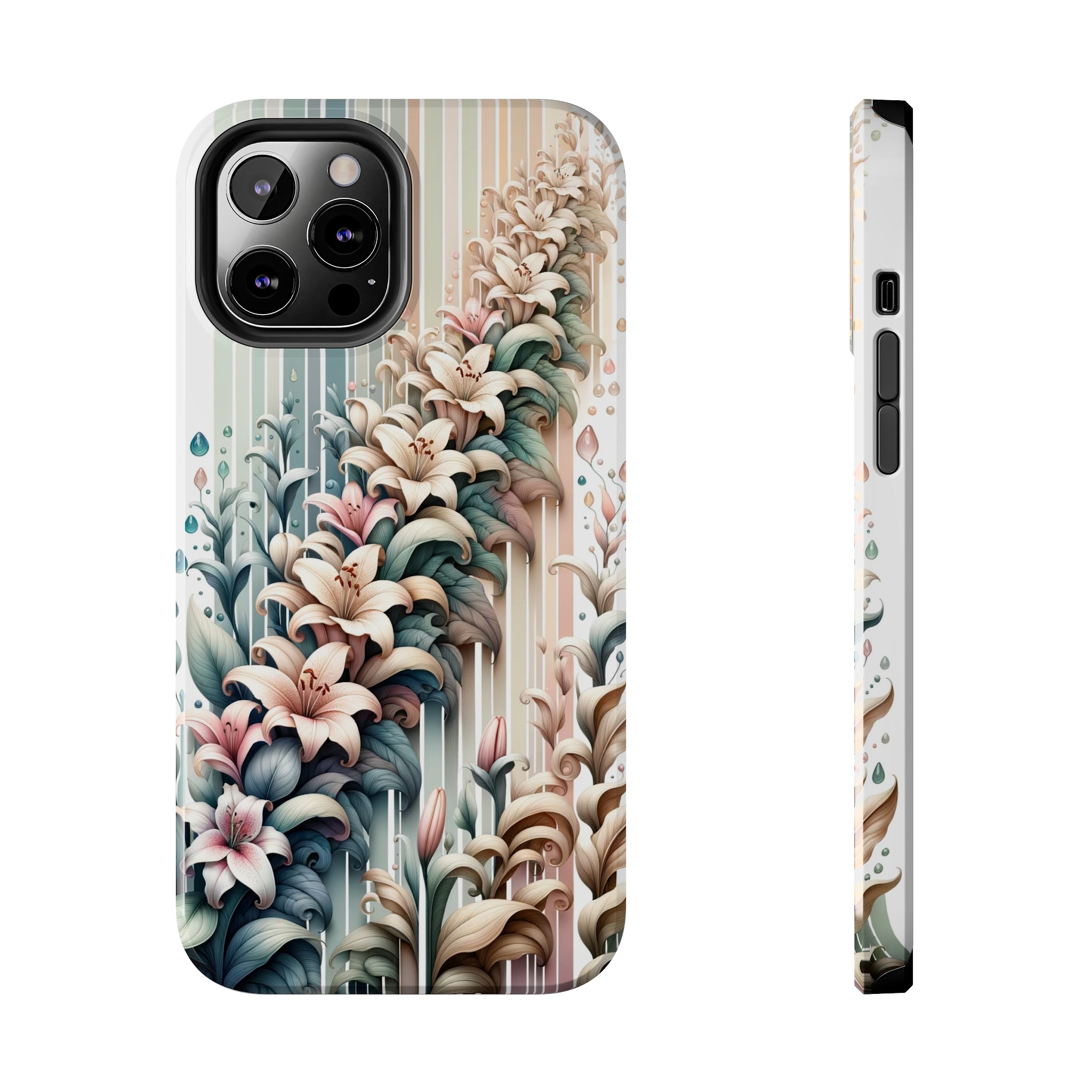 Pastel lilies - Tough Phone Case