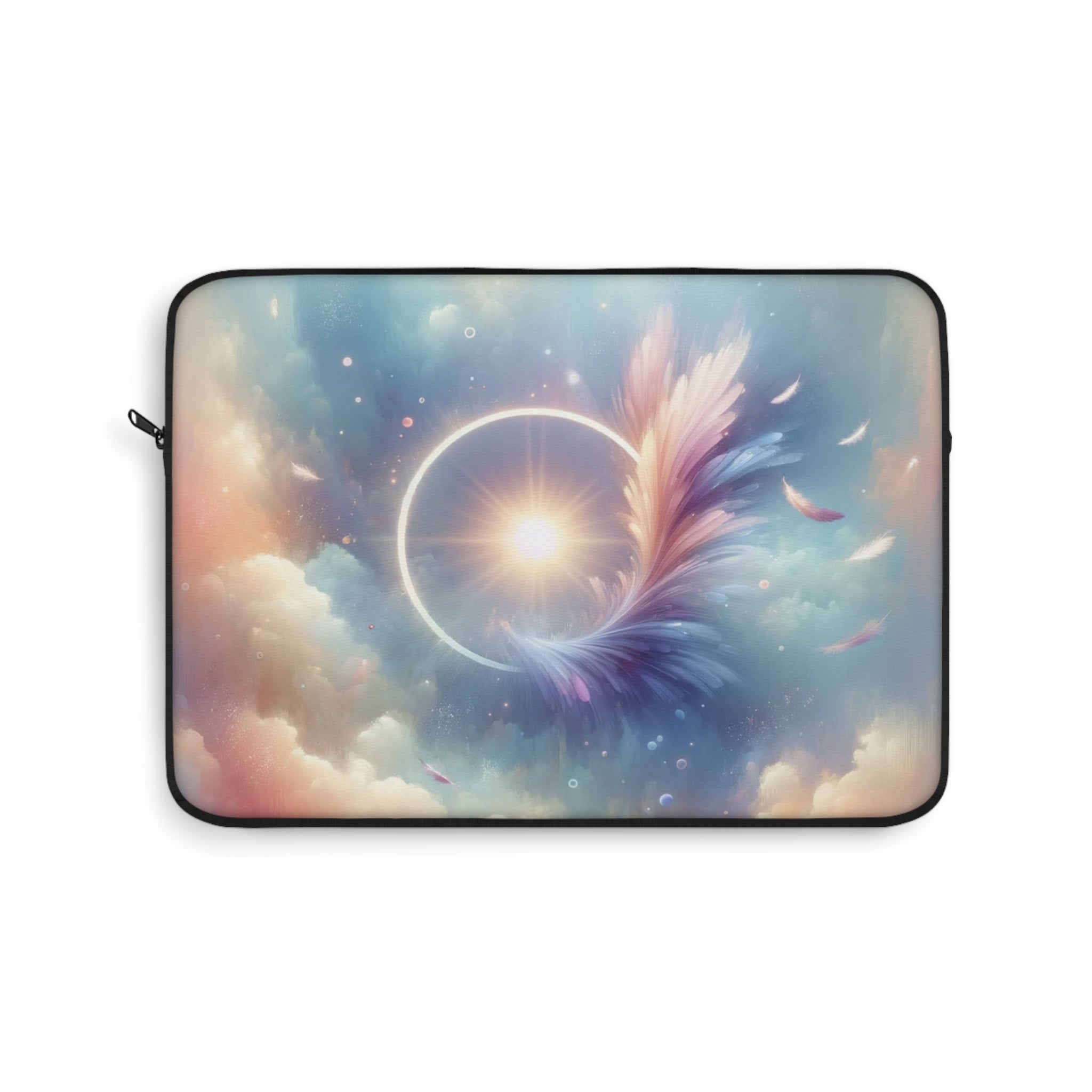 Circle and feather - Laptop Sleeve