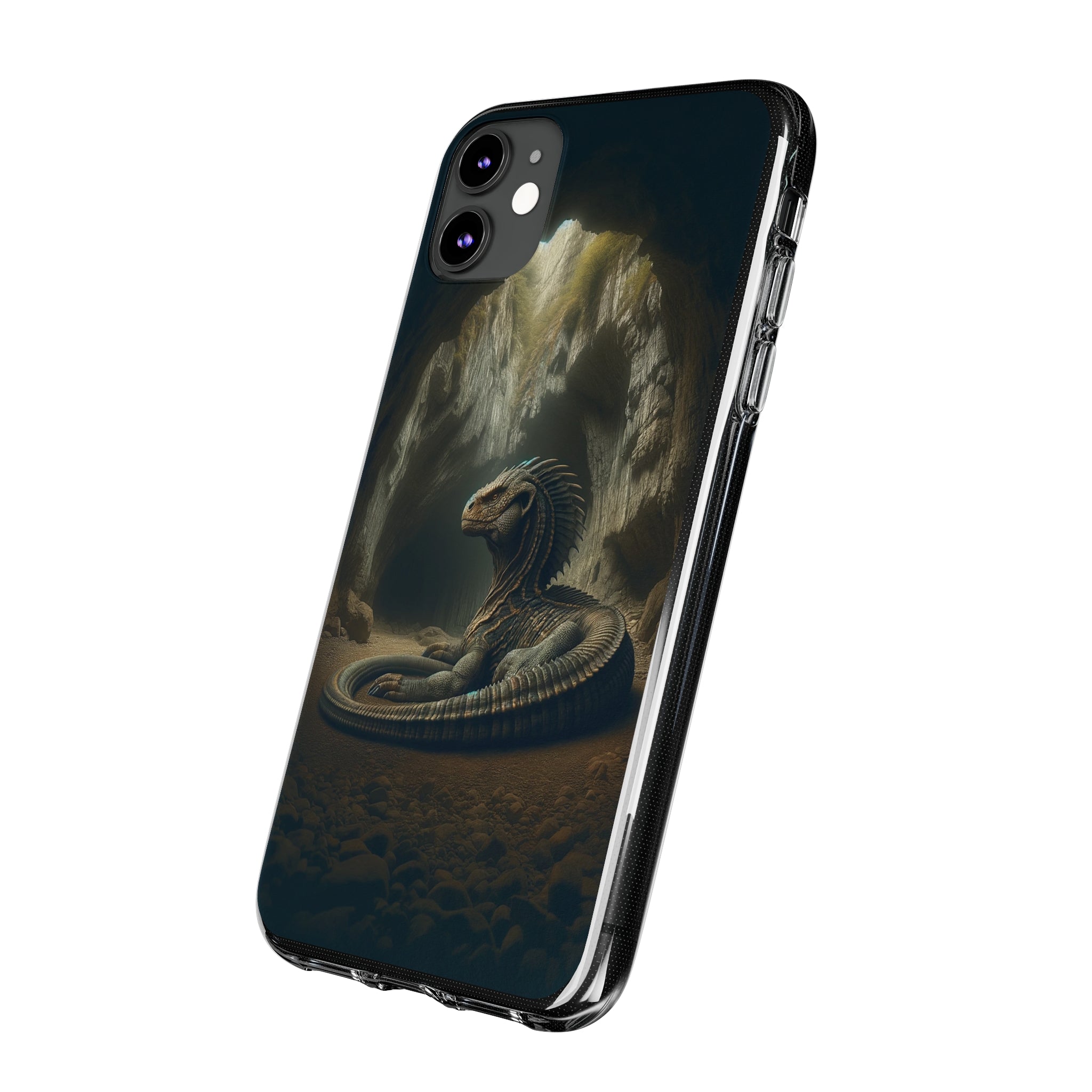 Basilisk in a cave - Soft Phone Case