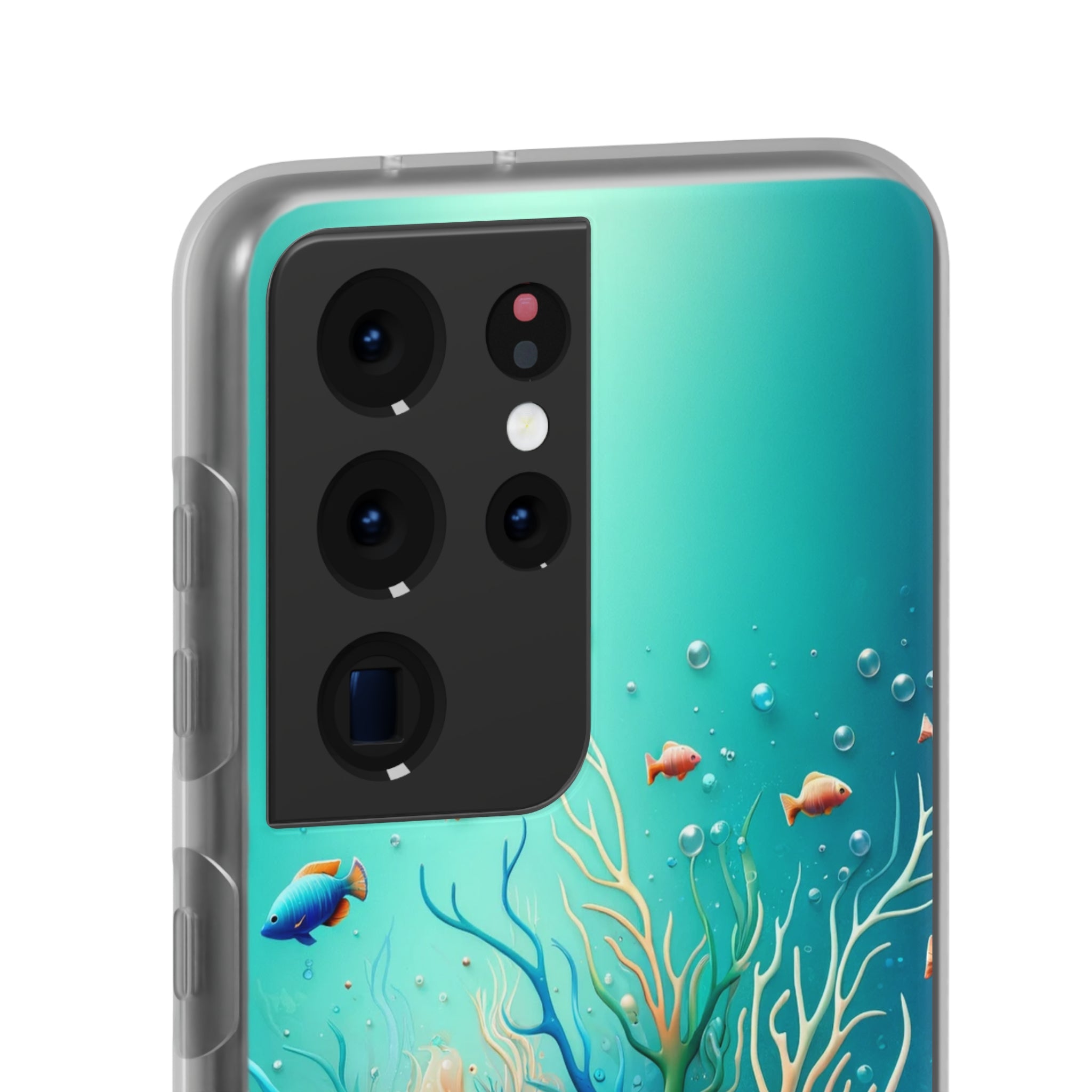 Fish around coral reef - Flexi Case (Samsung only)