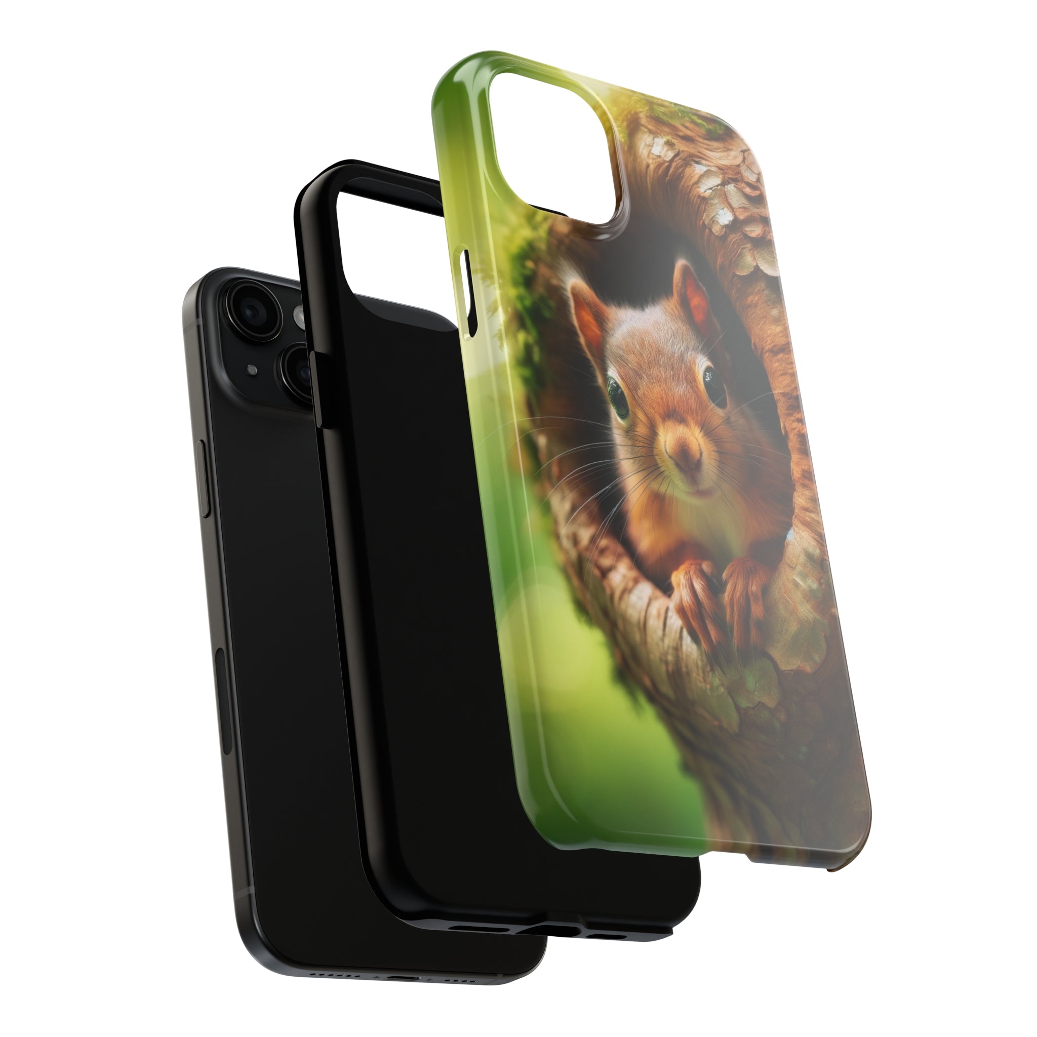 Squirrel in a tree - Tough Phone Case