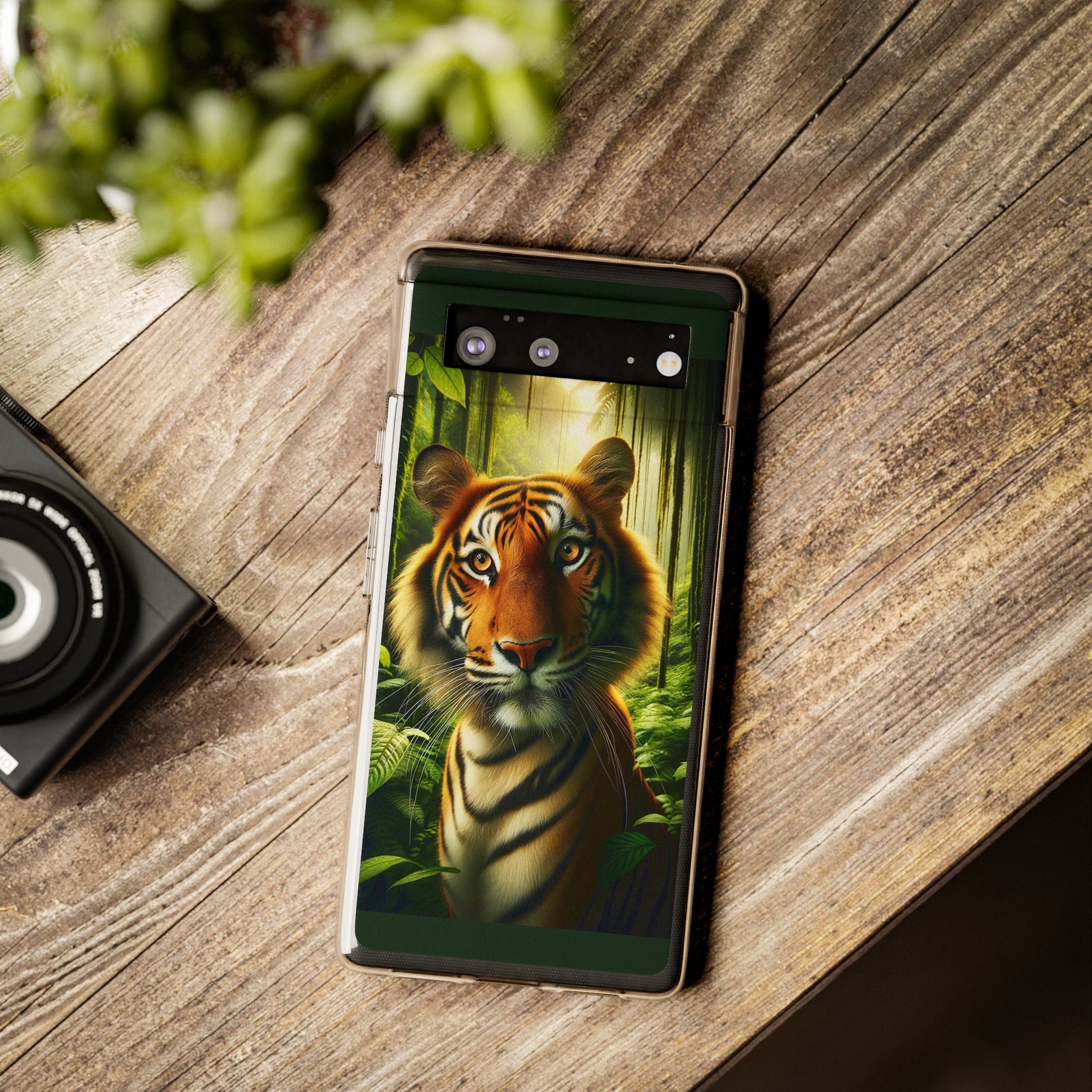 Curious Tiger - Soft Phone Cases