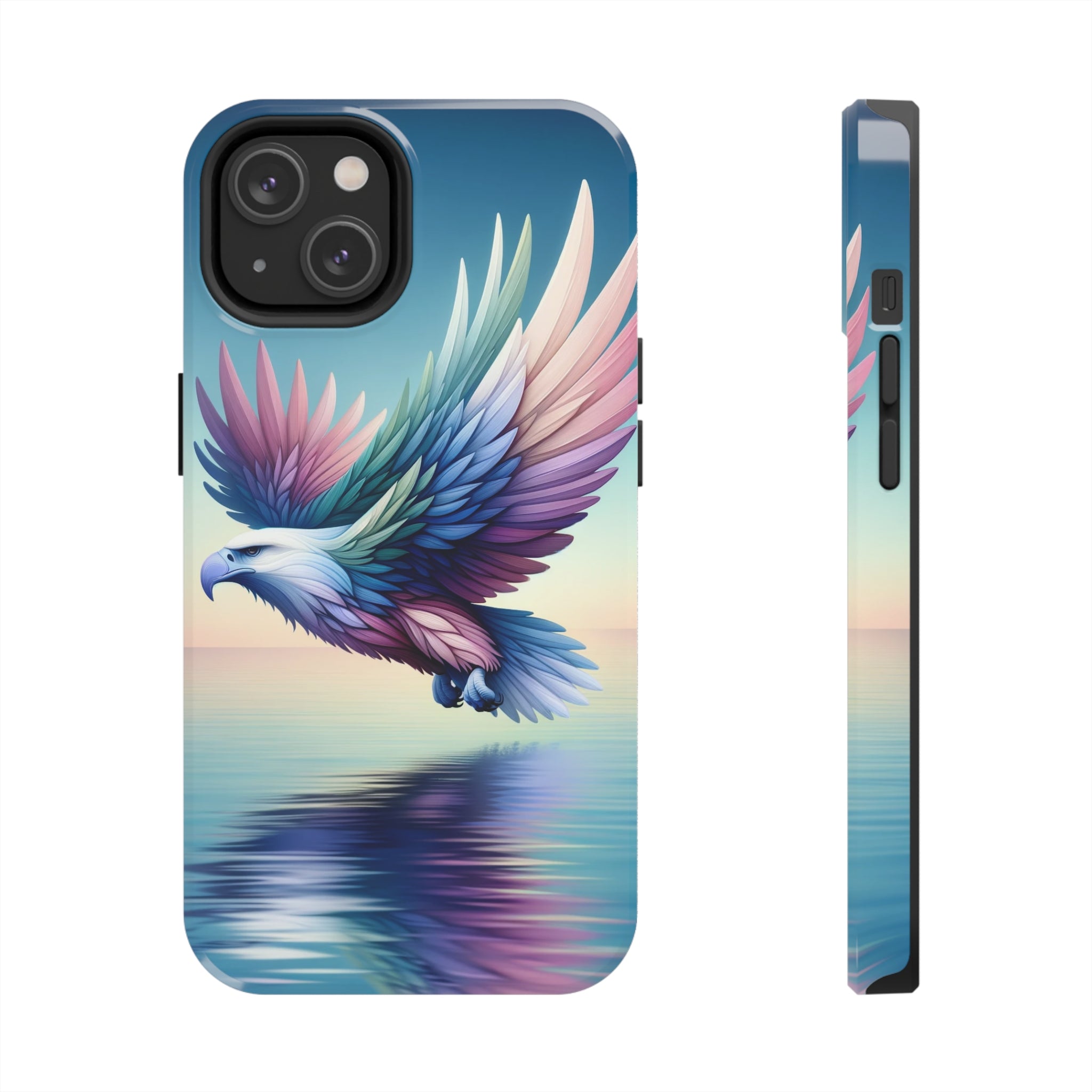 Eagle with colourful feathers - Tough Phone Case