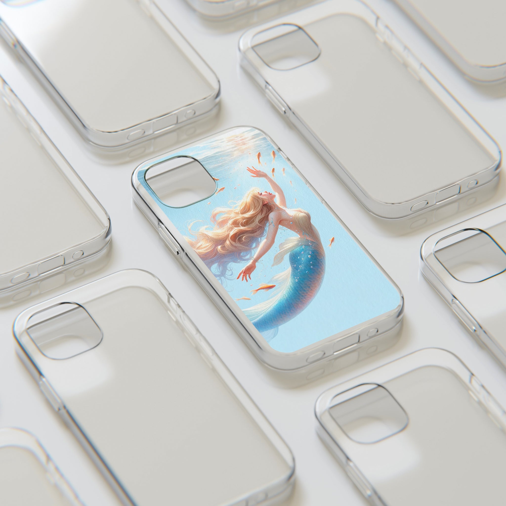 Blond Mermaid - Soft Phone Case