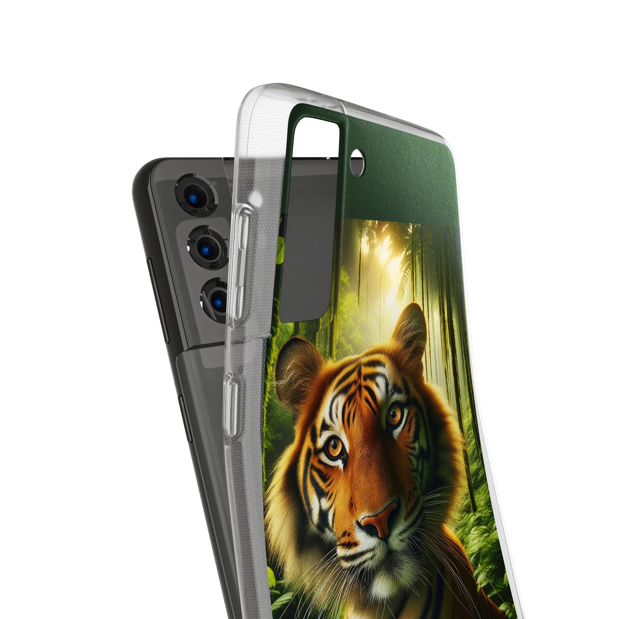 Curious Tiger - Soft Phone Cases