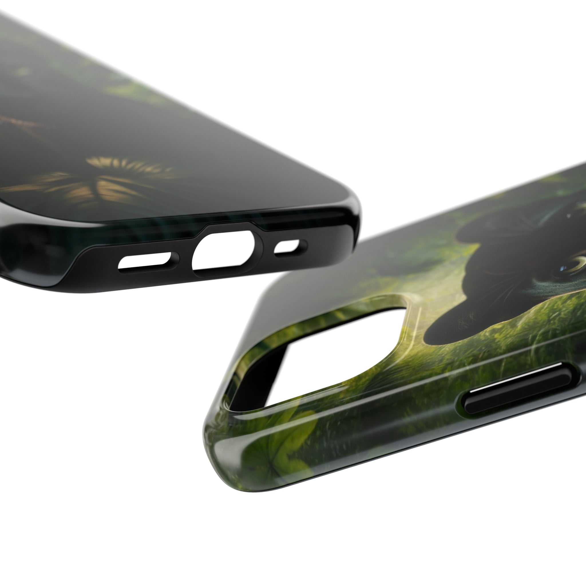 Curious black panther - Tough Phone Case