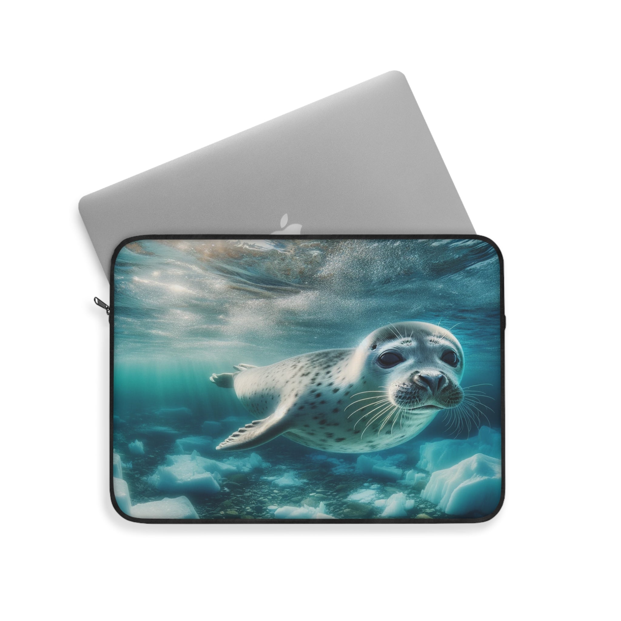 A curious seal - Laptop Sleeve