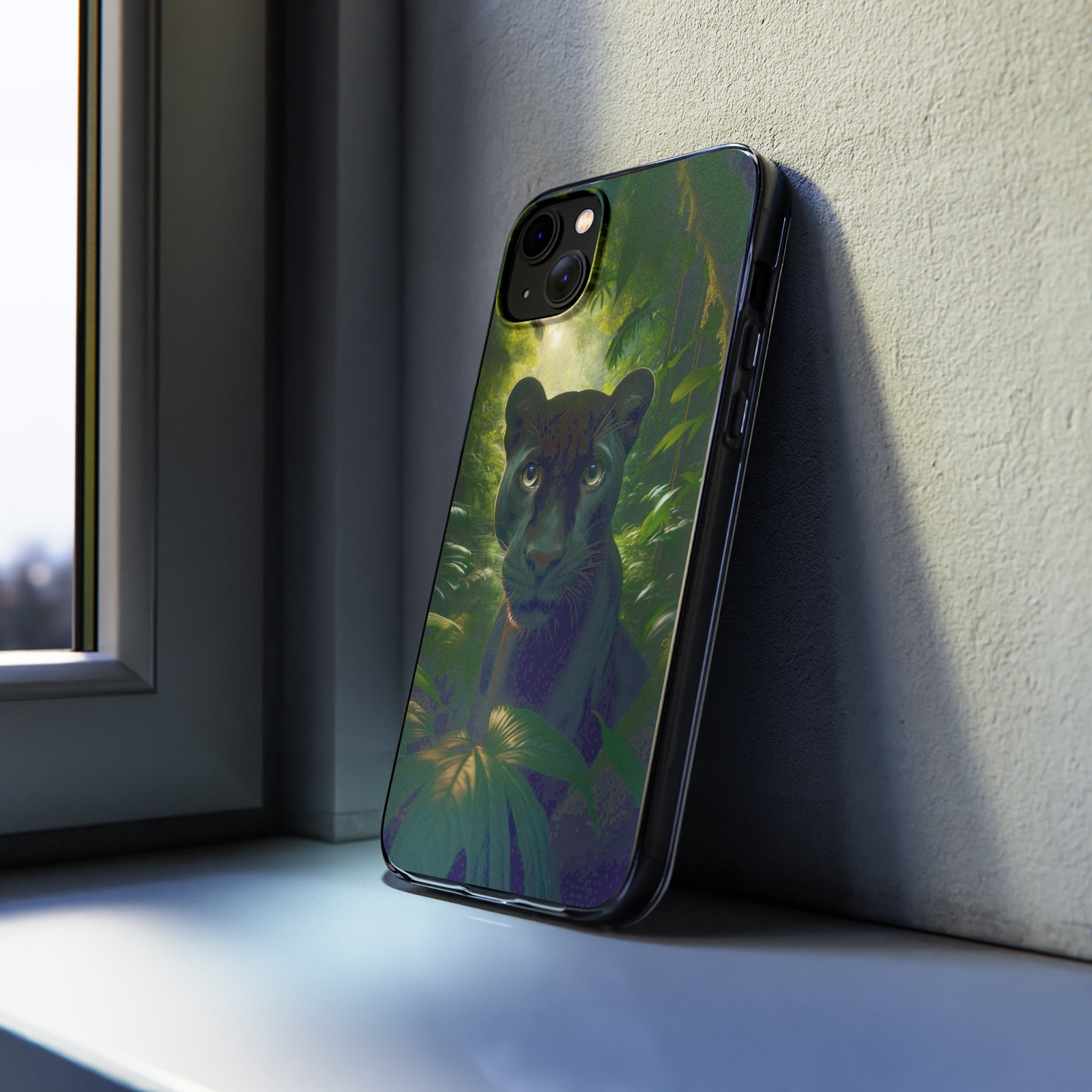 Curious Panther - Soft Phone Case