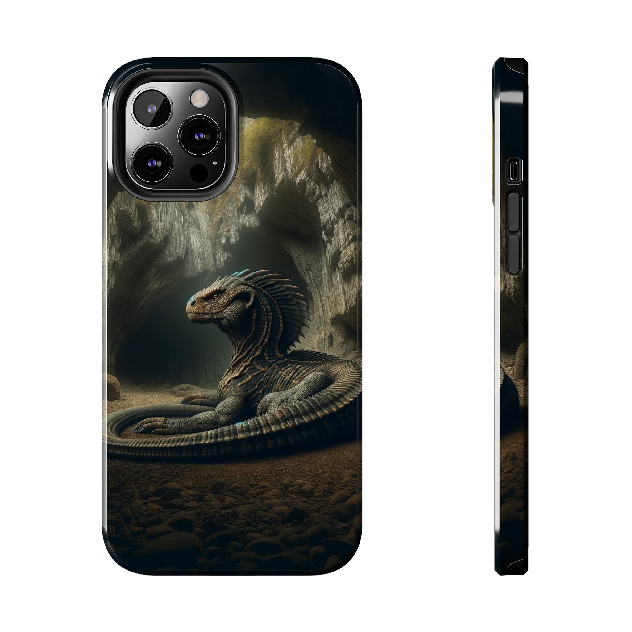 Basilisk in a cave - Tough Phone Case