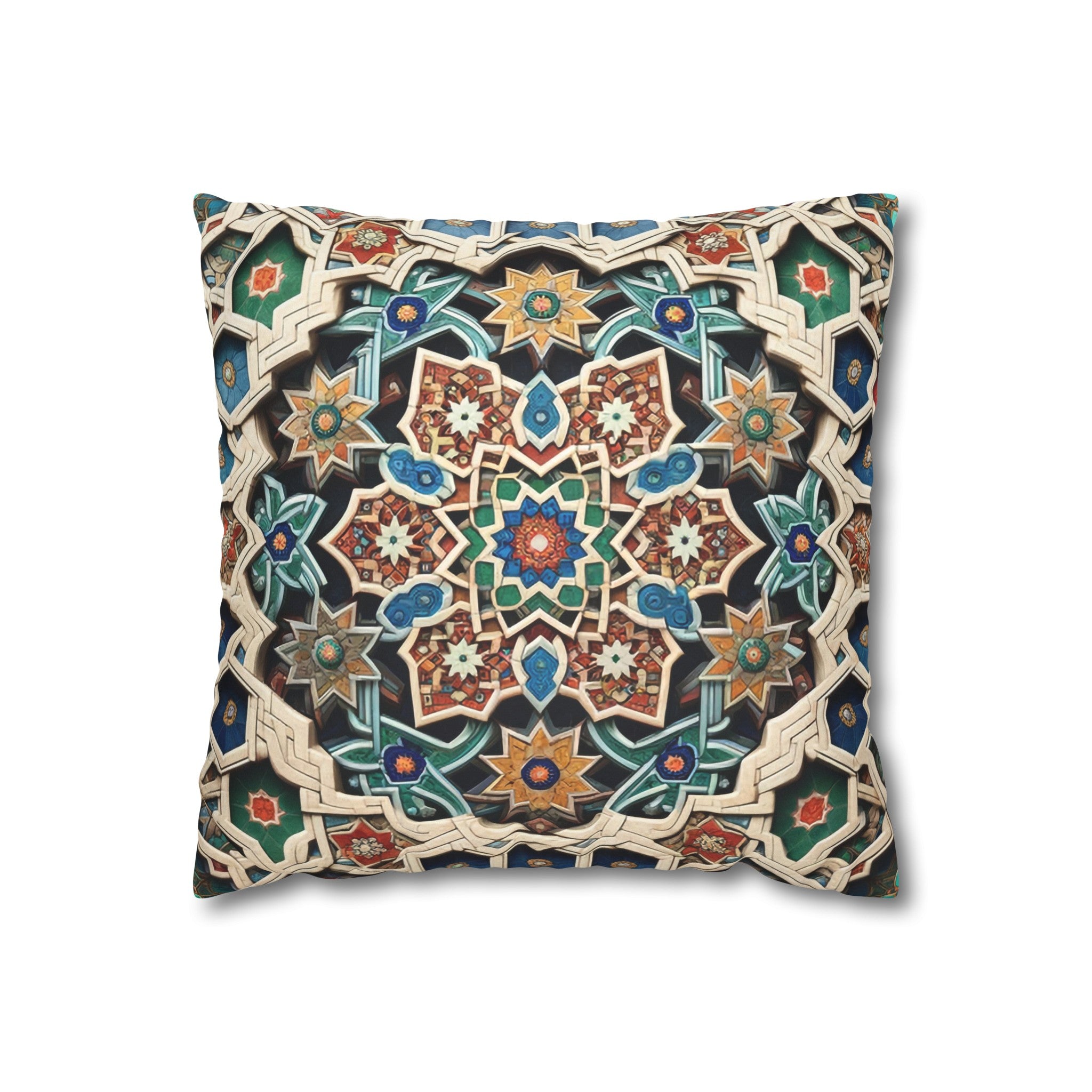 Persian Art (1) - Suede Square Pillowcase