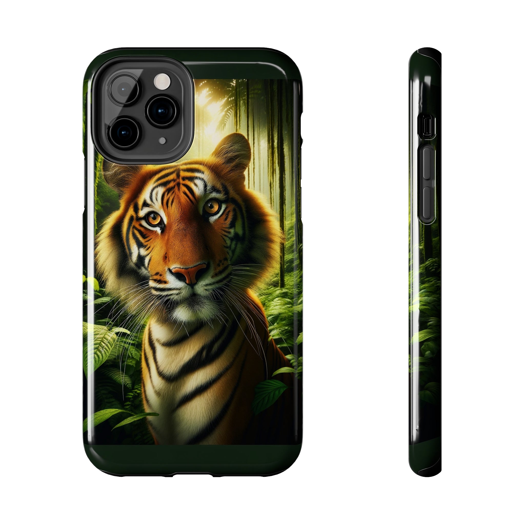 Curious Tiger - Tough Phone Case