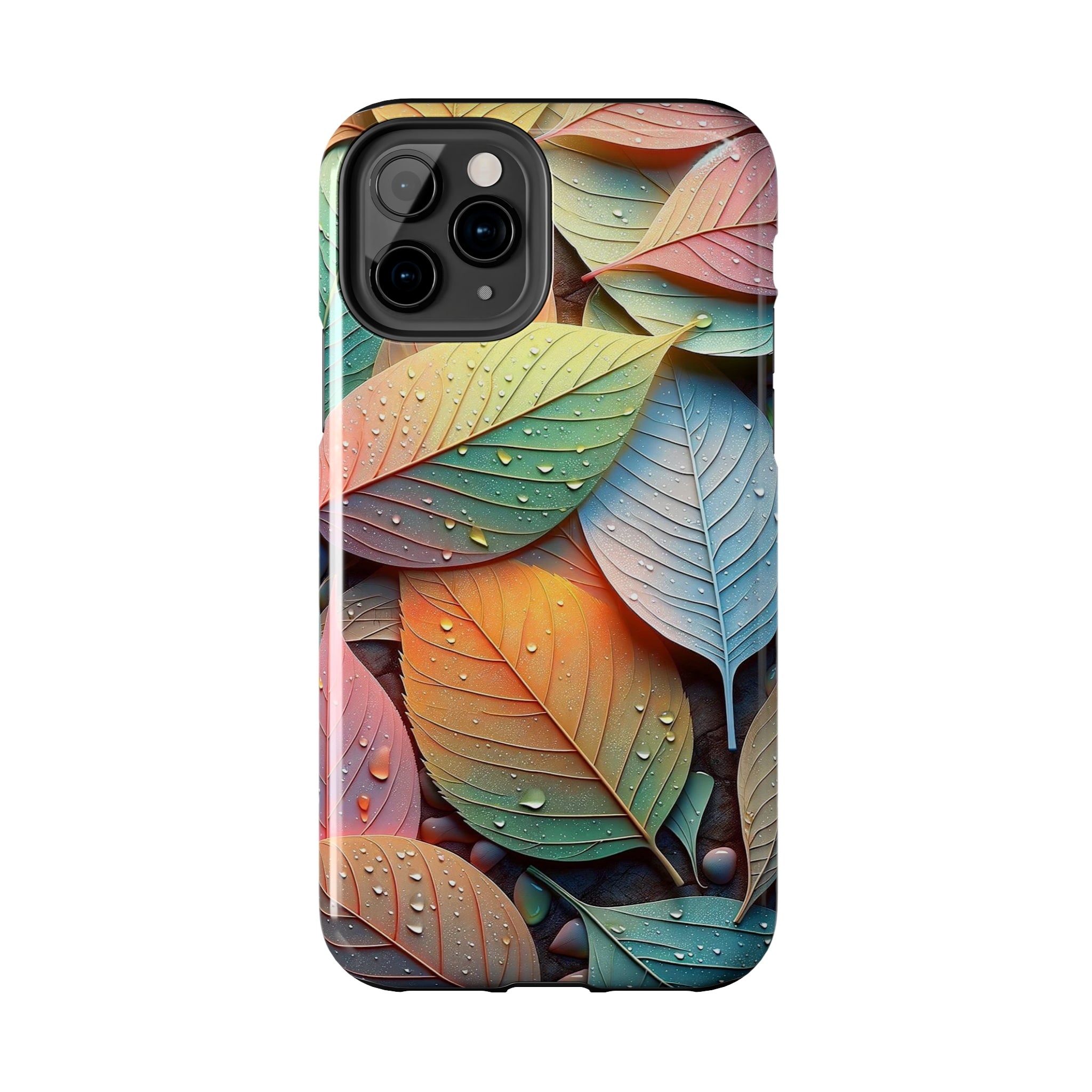 Pastel coloured leaves - Tough Phone Case