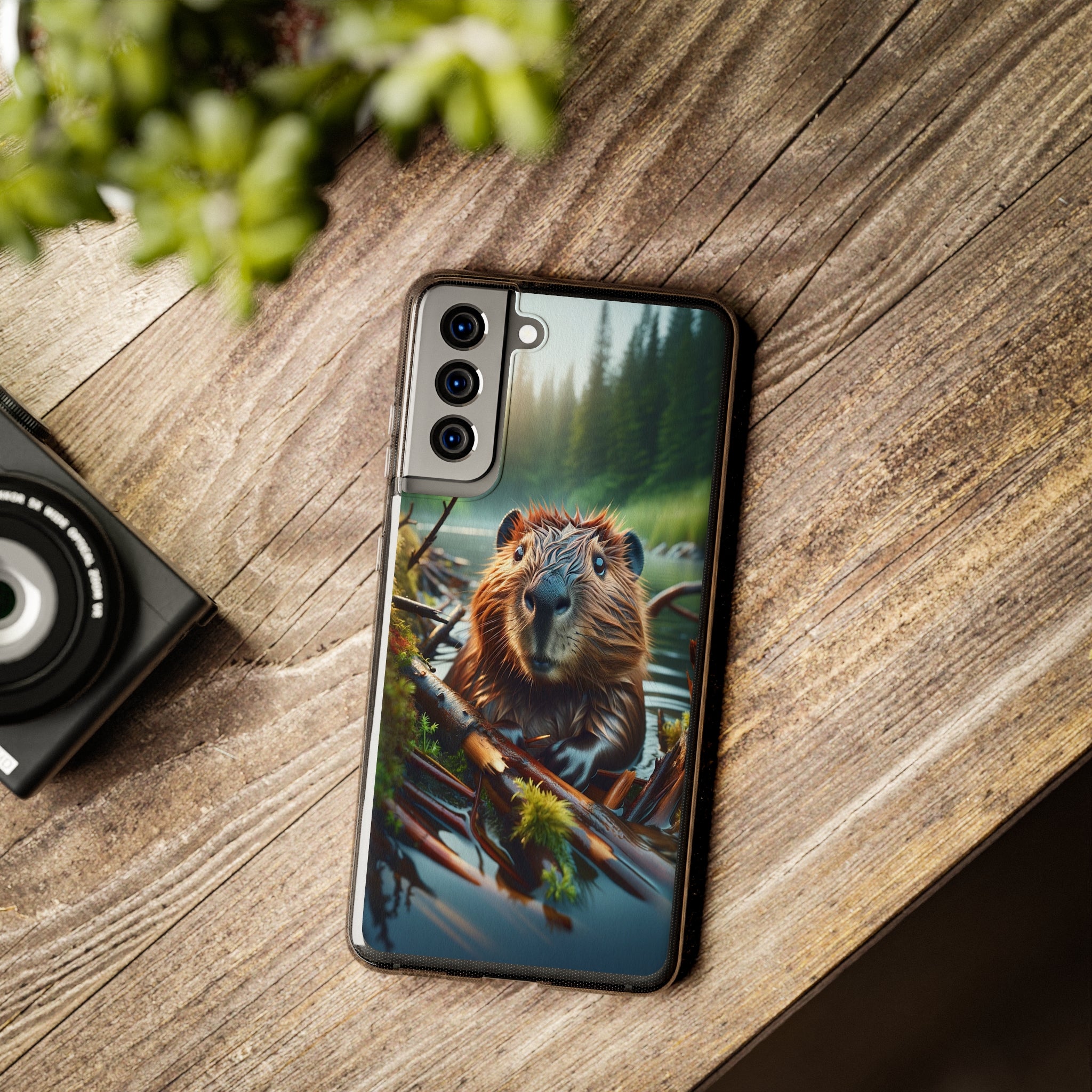 Curious Beaver - Soft Phone Case