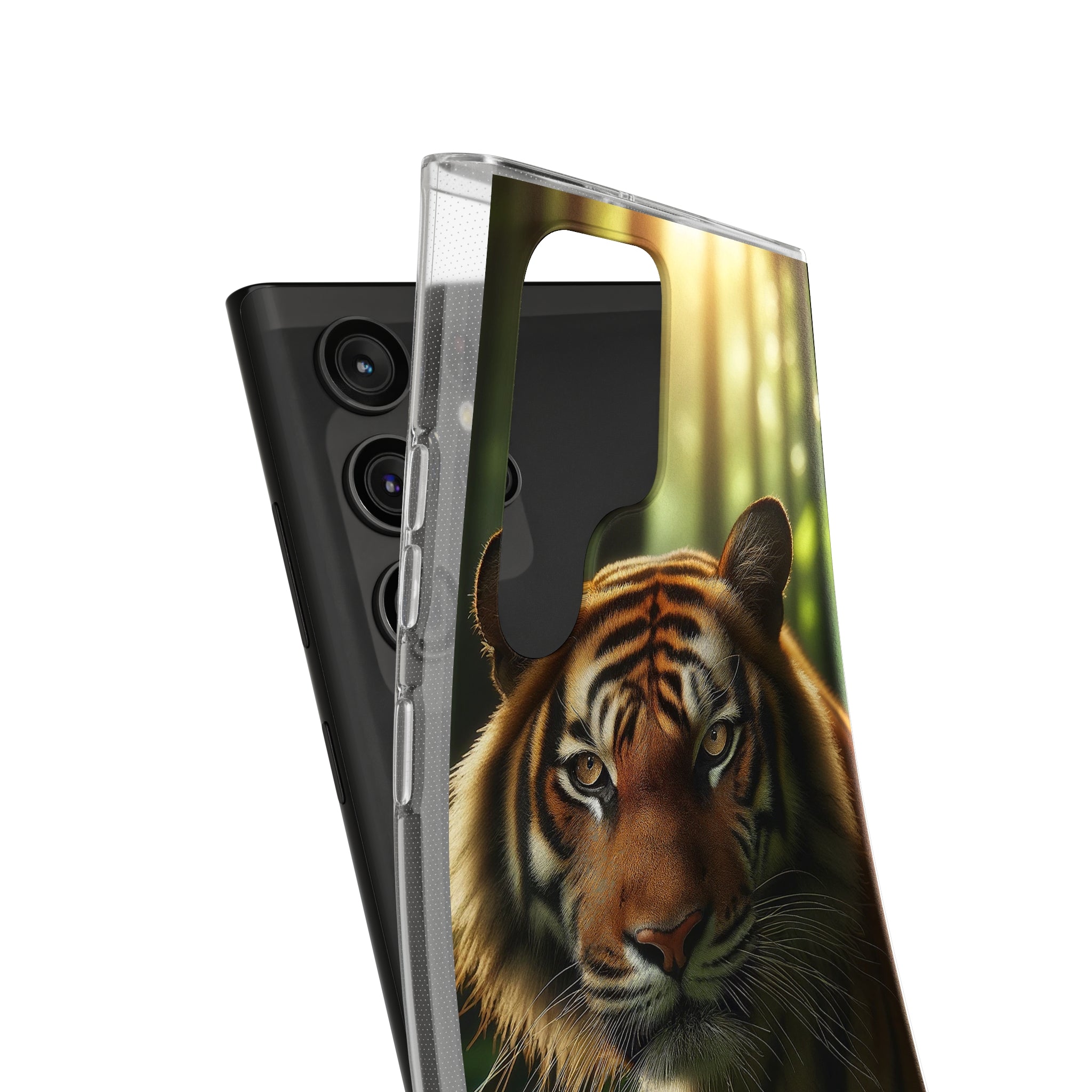 Curious Tiger - Soft Phone Case