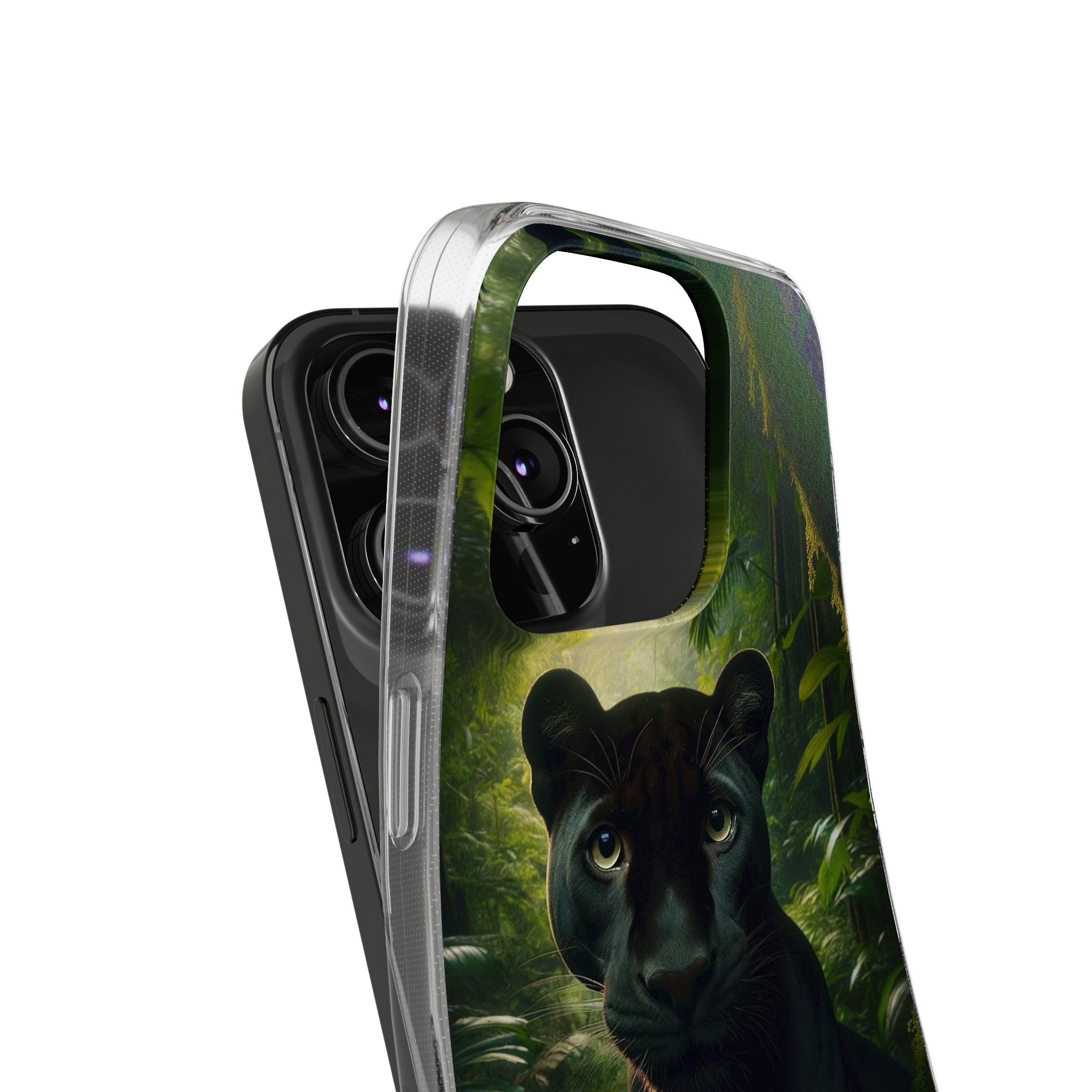 Curious Panther - Soft Phone Case